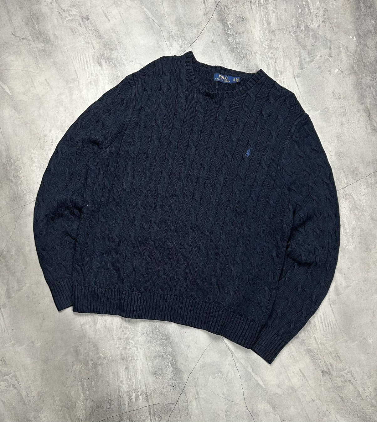 Polo Ralph Lauren × Vintage Vintage Knit Polo Ralph Lauren Golf Sweatshirt Oldmoney Size US XL / EU 56 / 4 - 1 Thumbnail