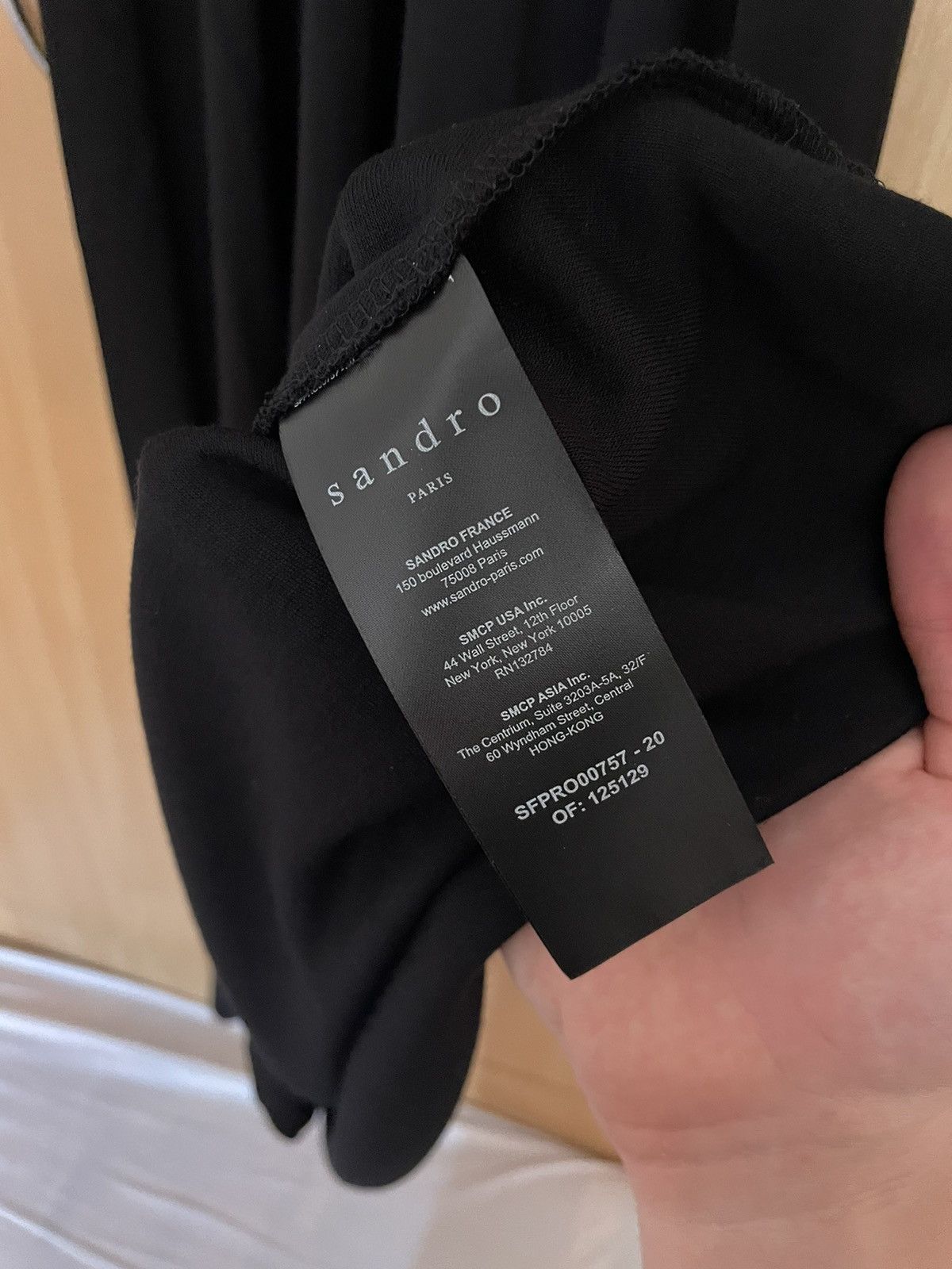 Sandro × Vintage Sandro black luxury dress Size XS / US 0-2 / IT 36-38 - 4 Thumbnail