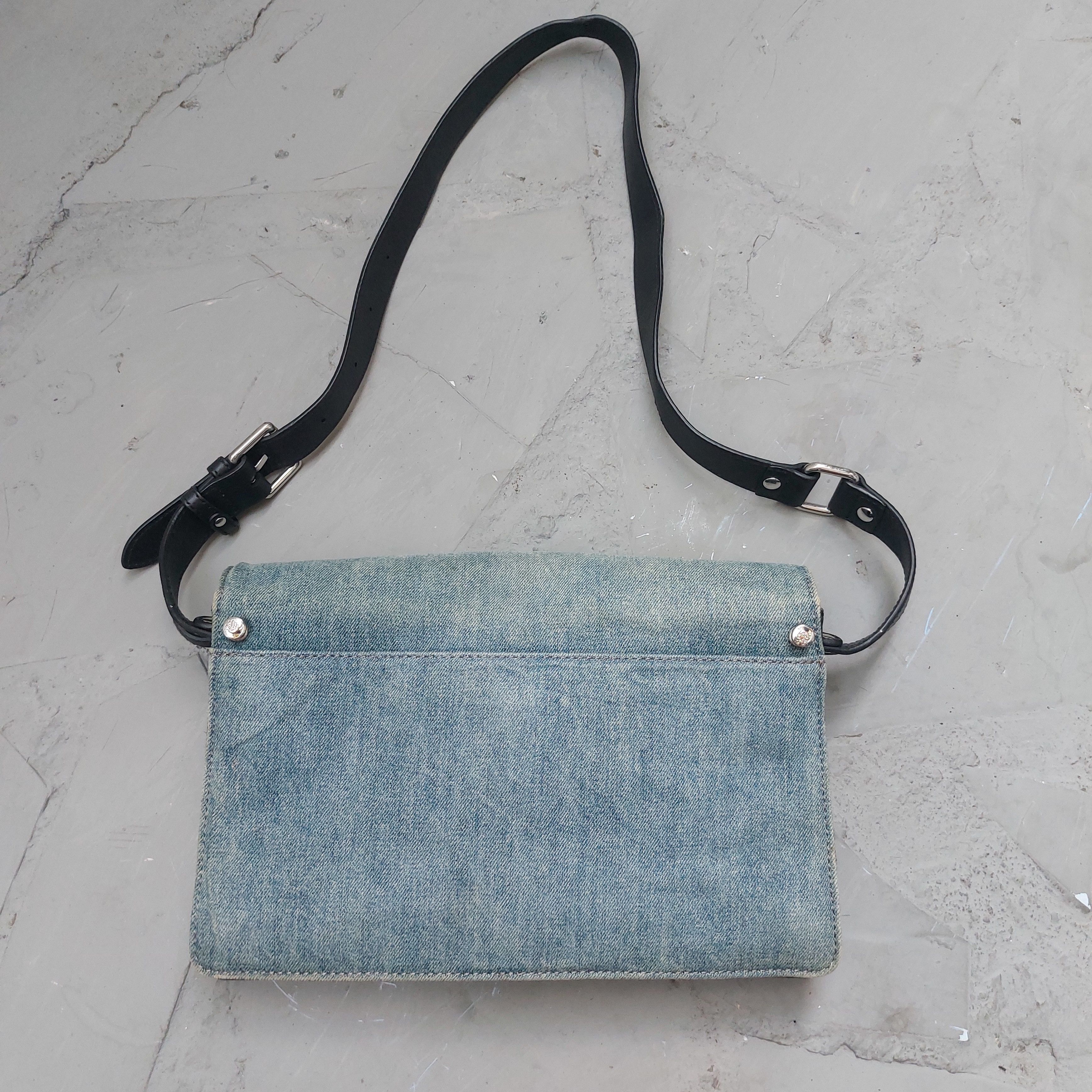 Diesel Diesel Le Misha Denim mix Leather Size ONE SIZE - 3 Thumbnail
