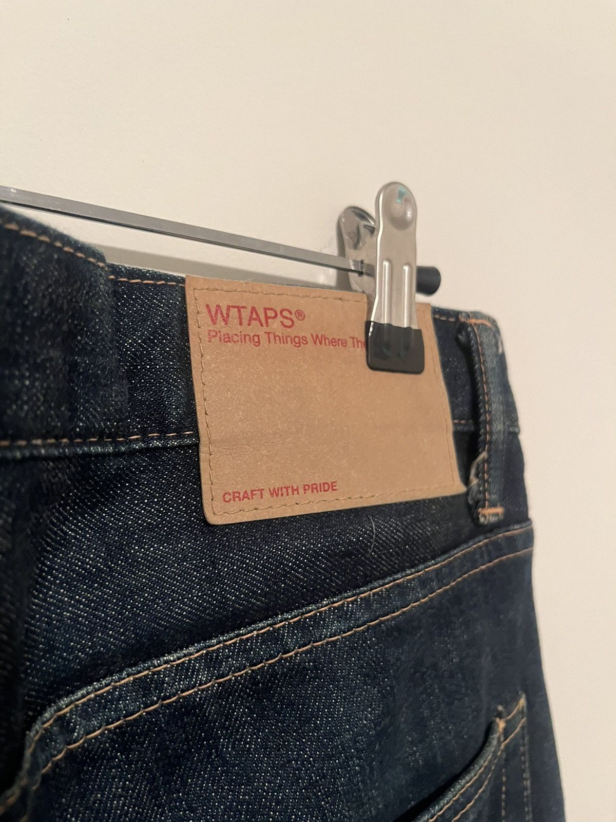 Wtaps Wtaps Straight Leg Dark Blue Denim Size US 29 - 6 Thumbnail