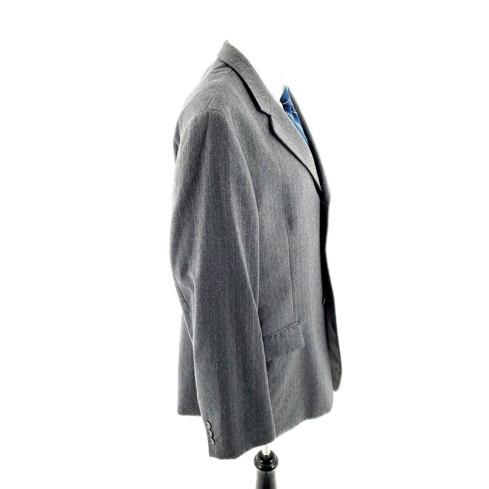 Savile Row Alexandre London Savile Row Wool 3 Button Suit Jacket 42R Gr Size 42R - 6 Thumbnail