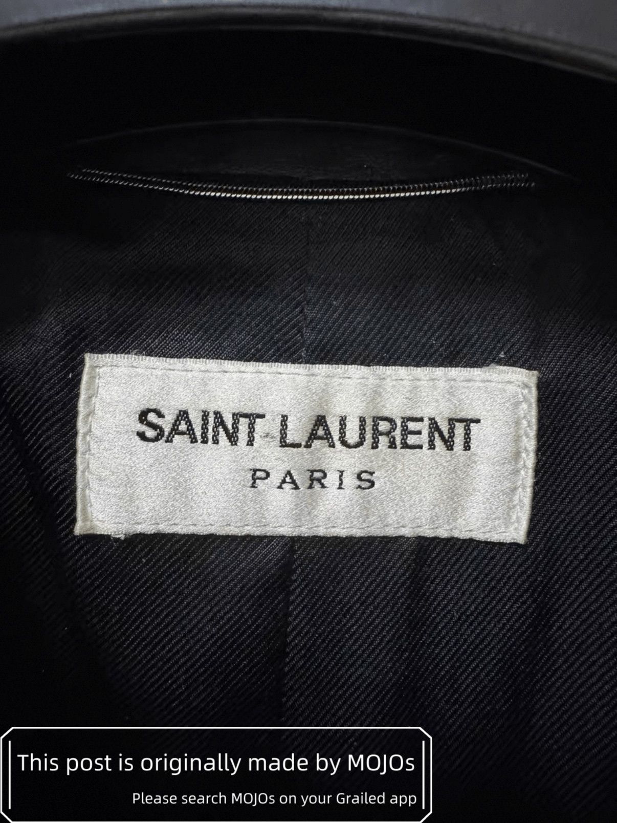 Saint Laurent Paris Sz 50 Saint Laurent Paris 15SS Pattern Leather Jacket mojos5 Size US M / EU 48-50 / 2 - 5 Thumbnail