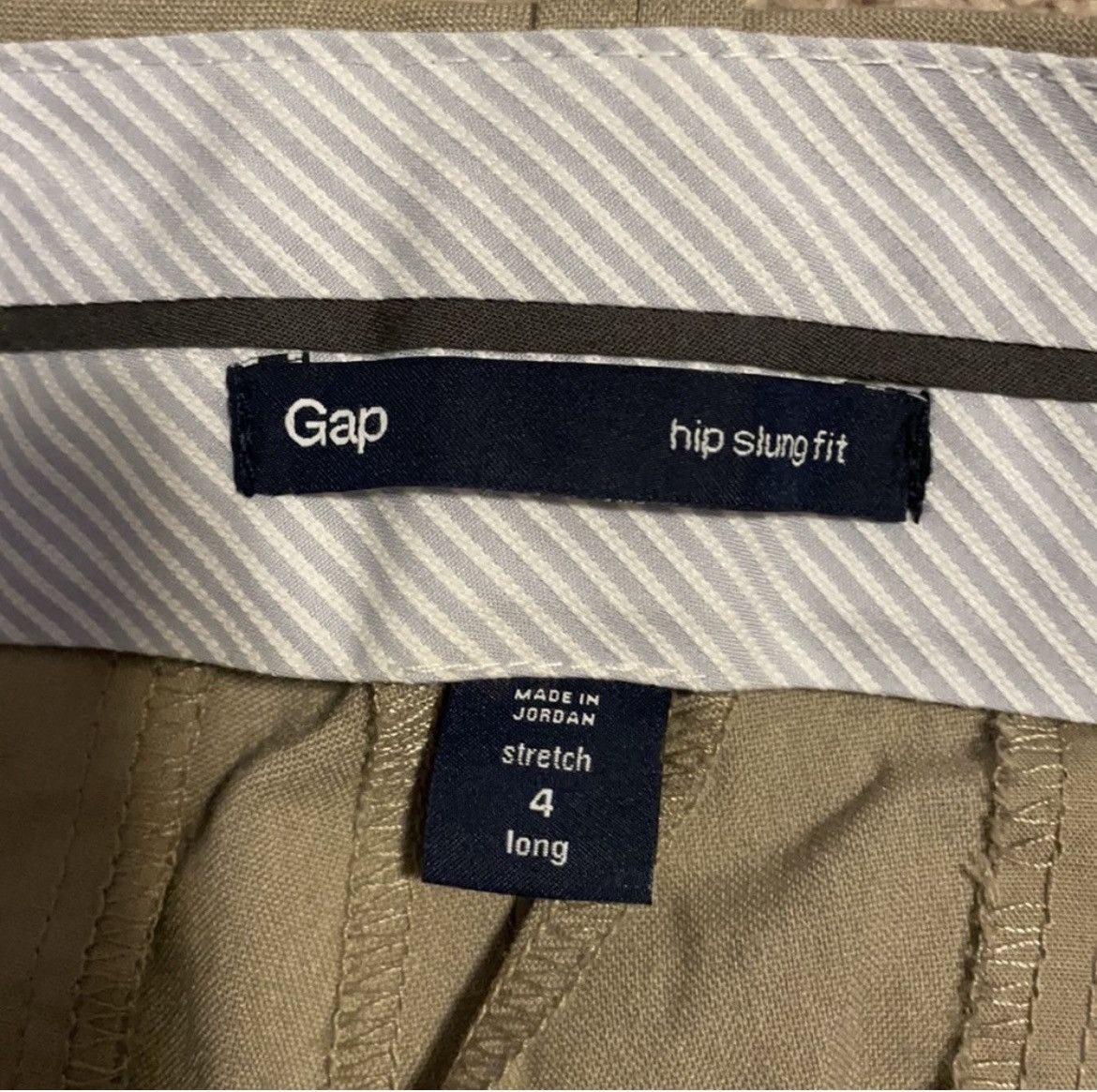 Gap GAP Tan Hip Slung Fit Pants Size 27" / US 4 / IT 40 - 3 Thumbnail