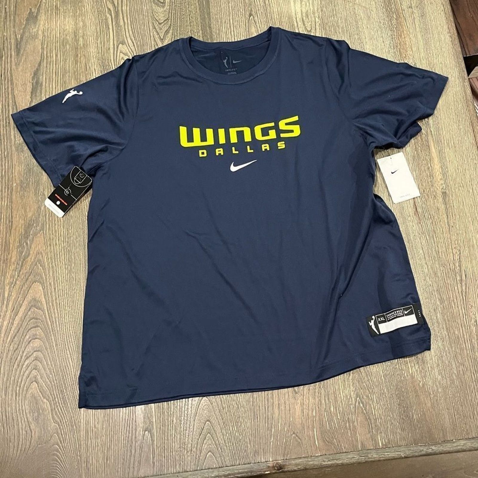 Nike NWT Nike WNBA Womens Dri-Fit Dallas Wings T-Shirt 2XLT Size XXL / US 16-18 / IT 52-54 - 1 Thumbnail