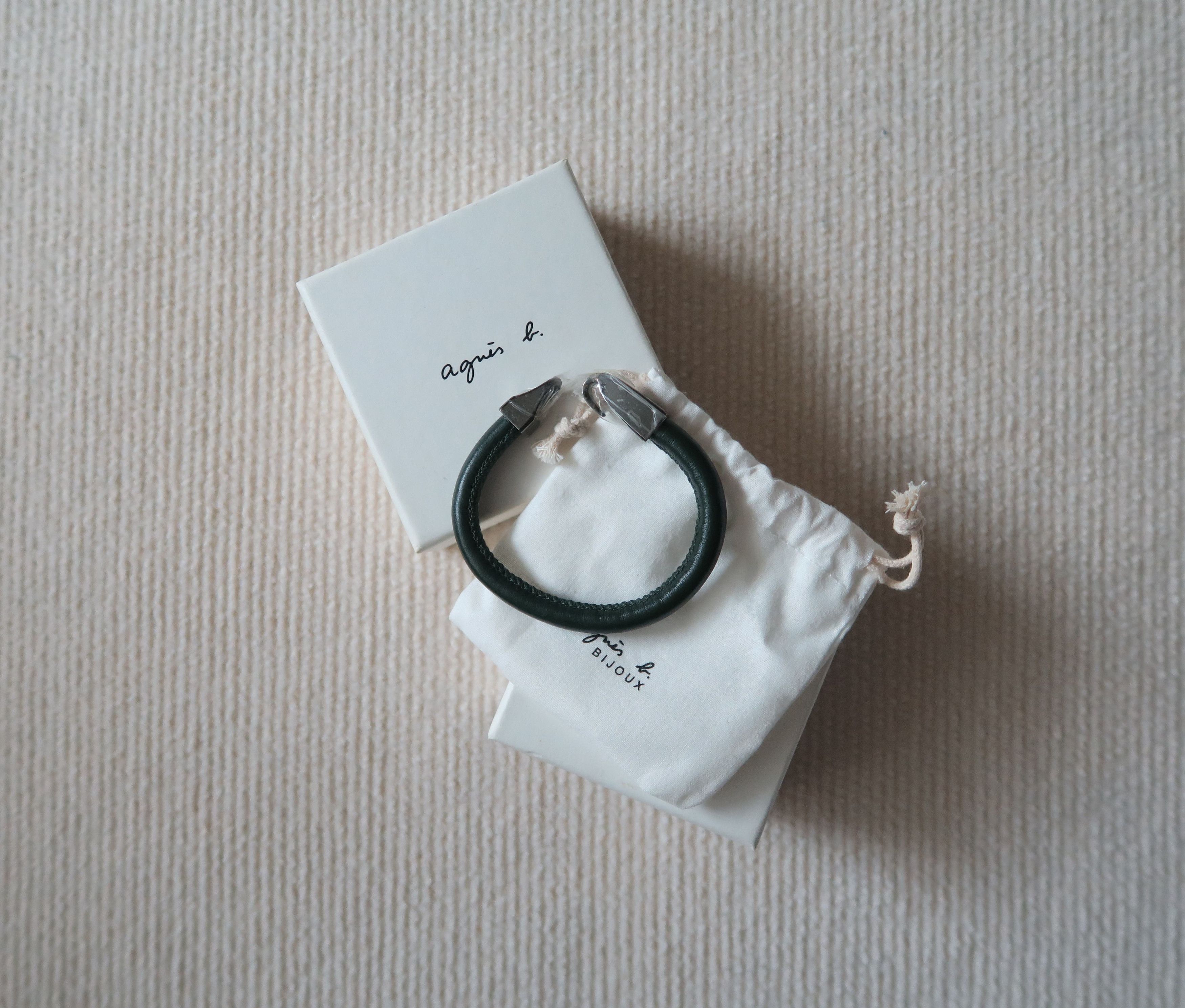 agnes b. Agnes b Unisex Hook Clasp Leather Bracelet Size ONE SIZE - 1 Thumbnail
