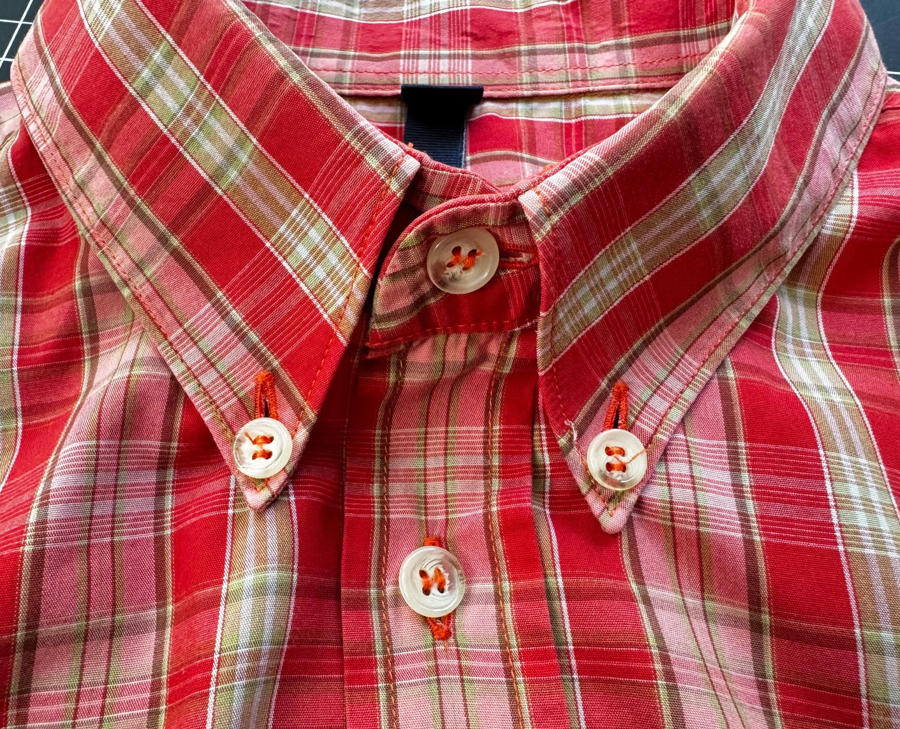 Silas Silas and Maria Plaid Short Sleeve Shirt Size US L / EU 52-54 / 3 - 3 Thumbnail