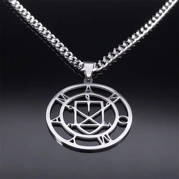 Other Sigil of Amaymon Lucifer Pendant Charms Stainless Necklace Size ONE SIZE - 2 Thumbnail