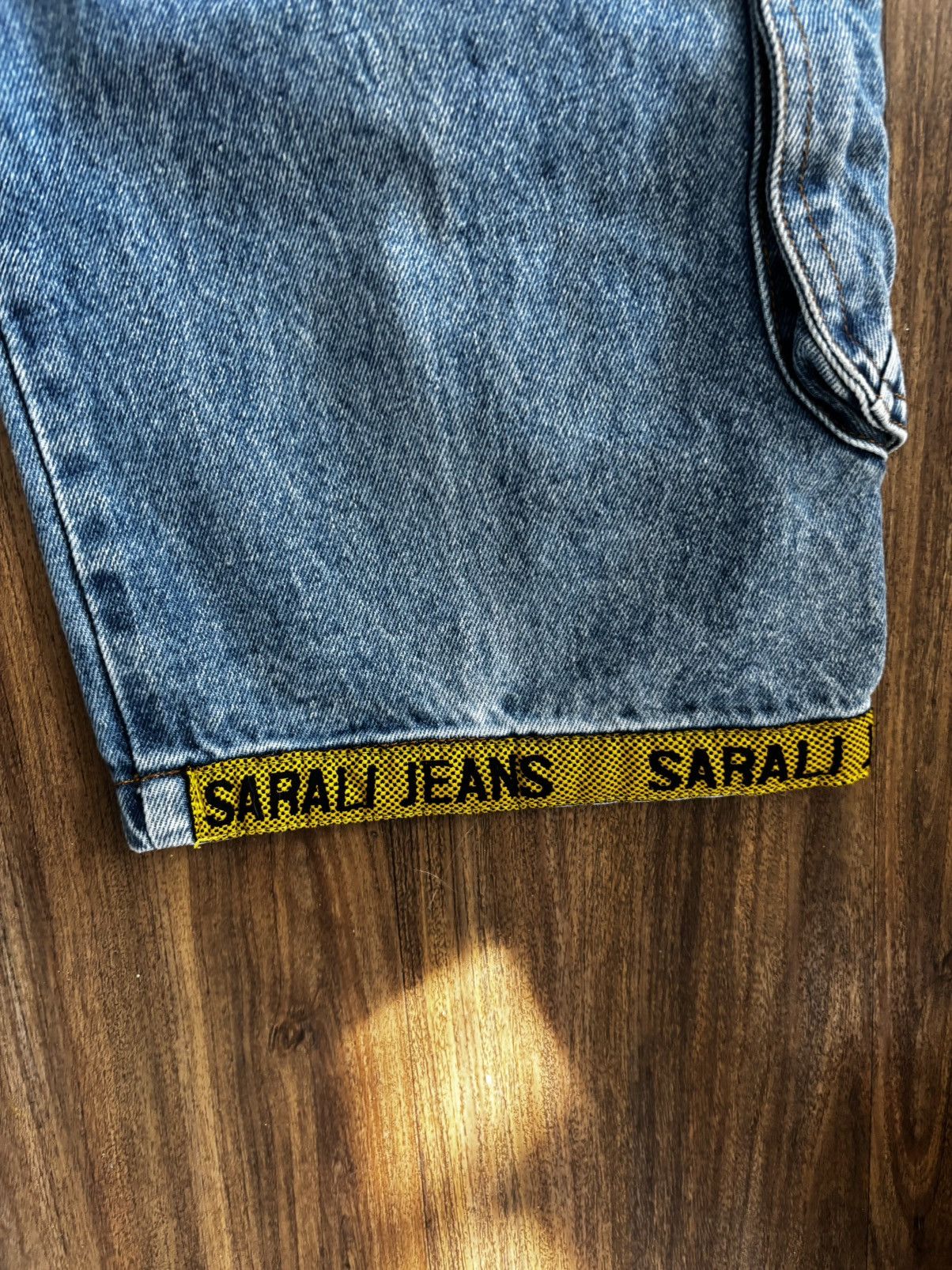 Japanese Brand Rare Vintage 90s Sarali Baggy double cargo pocket jeans Size US 30 / EU 46 - 5 Thumbnail