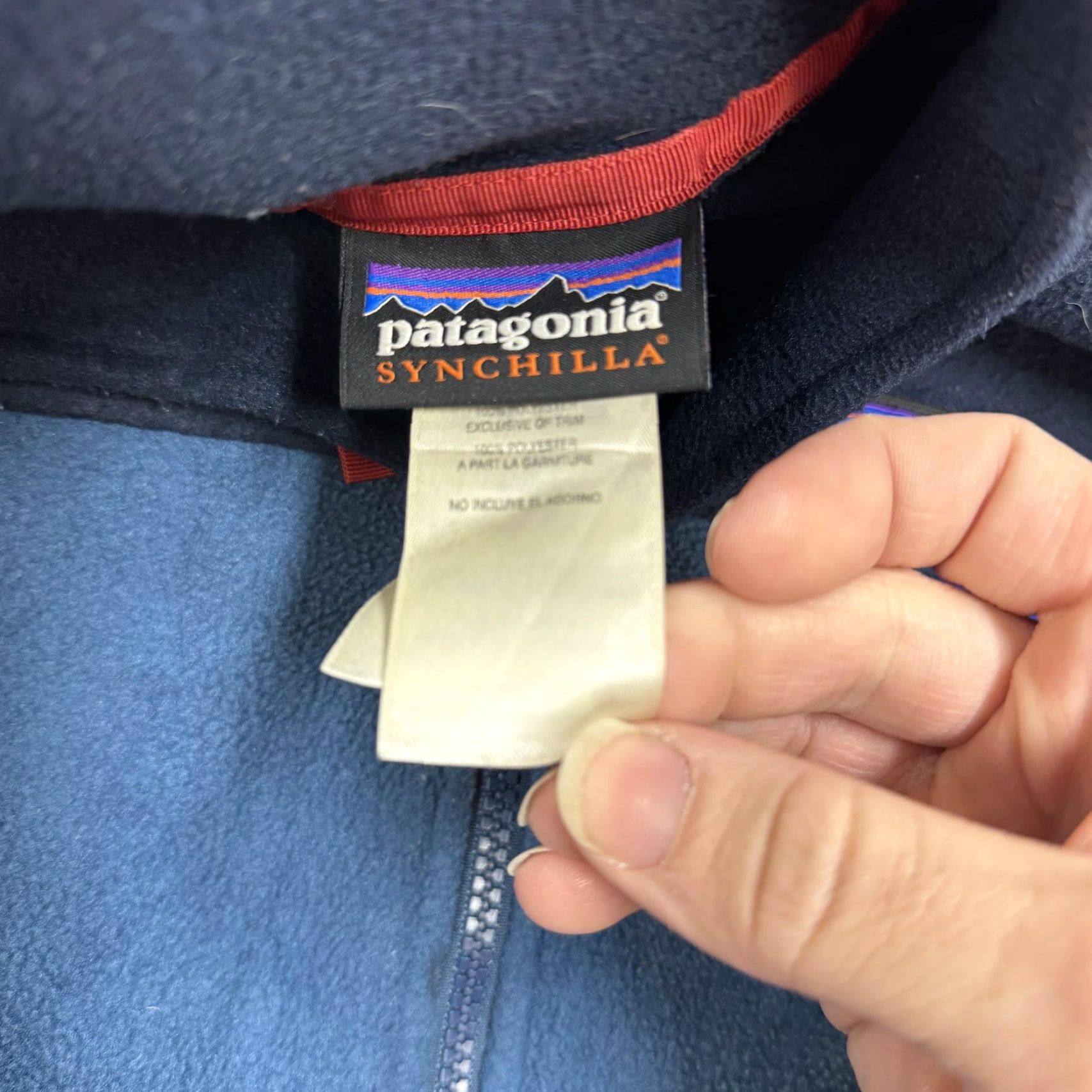 Patagonia Patagonia Synchilla Fleece Vest Mens Large Blue Navy Zip Pockets Outdoor Size US L / EU 52-54 / 3 - 4 Thumbnail