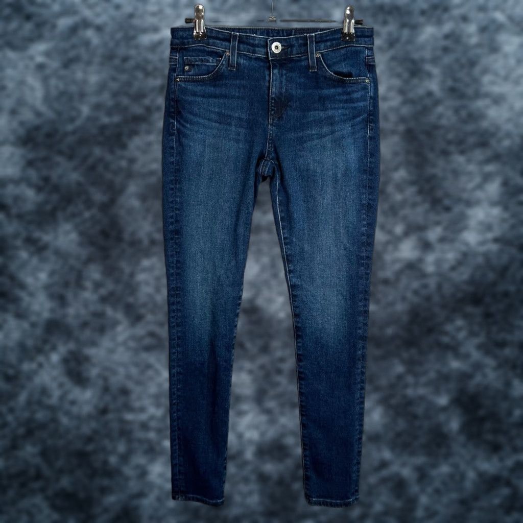 Vintage AG Adriano Goldschmied The Legging Ankle Skinny Jeans Dark Wash Womens Size 26 Size 26" / US 2 / IT 38 - 1 Thumbnail