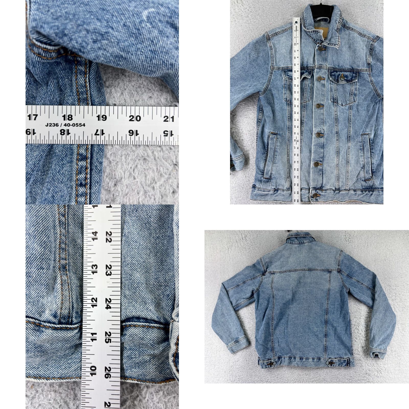 Cotton On VINTAGE 91 Cotton On Jacket Denim Blue Button Up Pockets Women Medium 80s 90s Womens Size M / US 6-8 / IT 42-44 - 8 Thumbnail