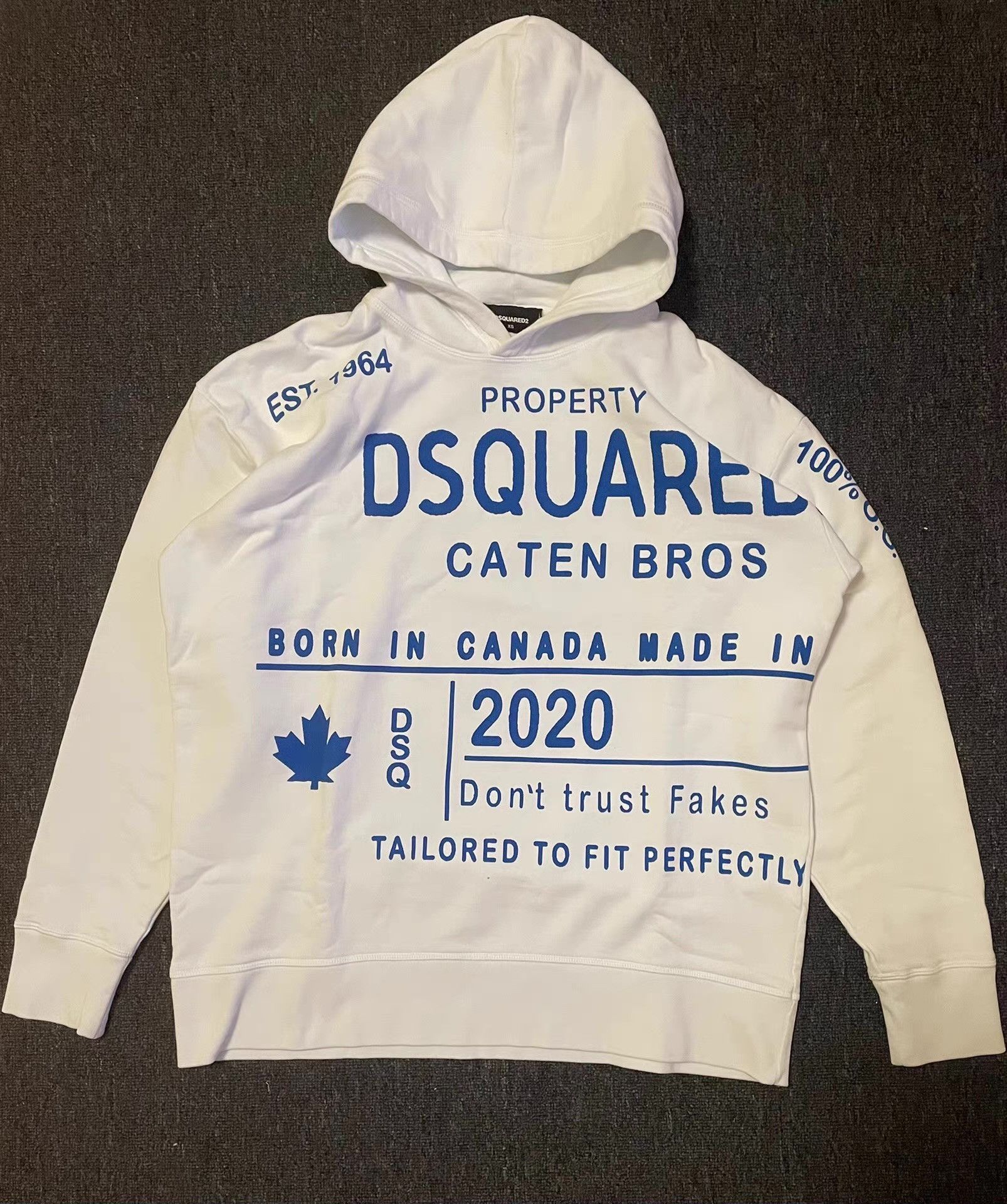 Dsquared2 Brand new Dsquared2 white oversized hoodie Q4 Size US XS / EU 42 / 0 - 1 Thumbnail