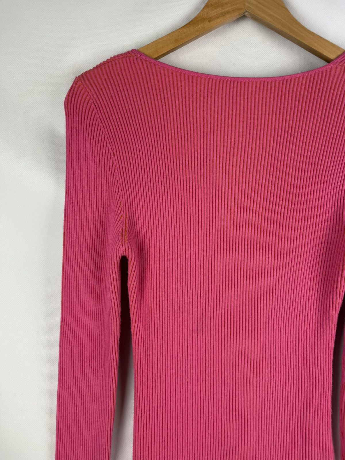 Jacquemus Jacquemus Reversible Ribbed Knitted Viscose Sweater Pullover Size M / US 6-8 / IT 42-44 - 12 Thumbnail