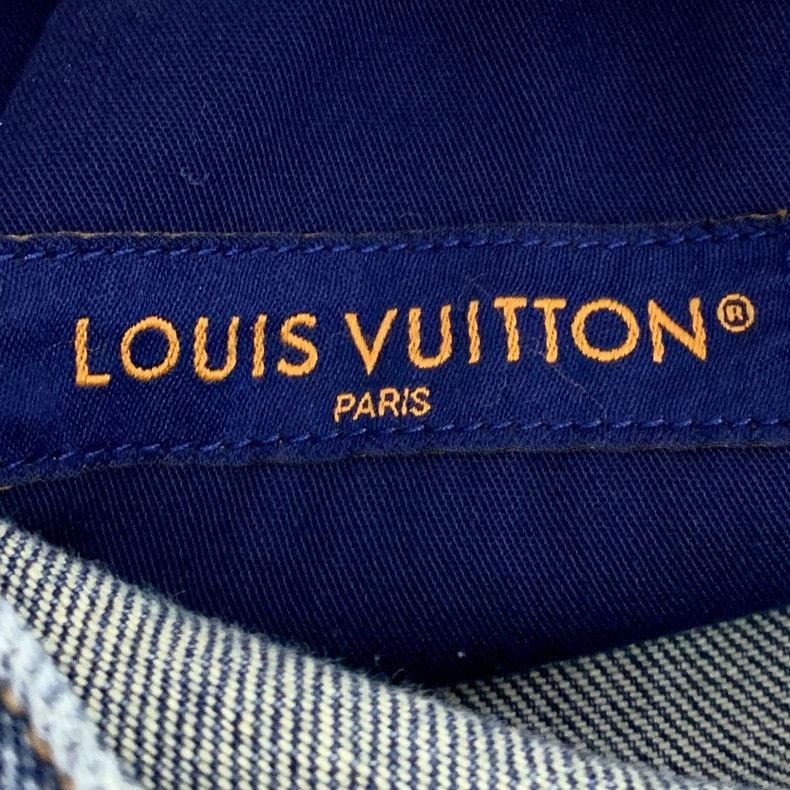 Louis Vuitton Louis Vuitton 23 blue logo embossed cotton casual denim pa Size US 32 / EU 48 - 7 Thumbnail