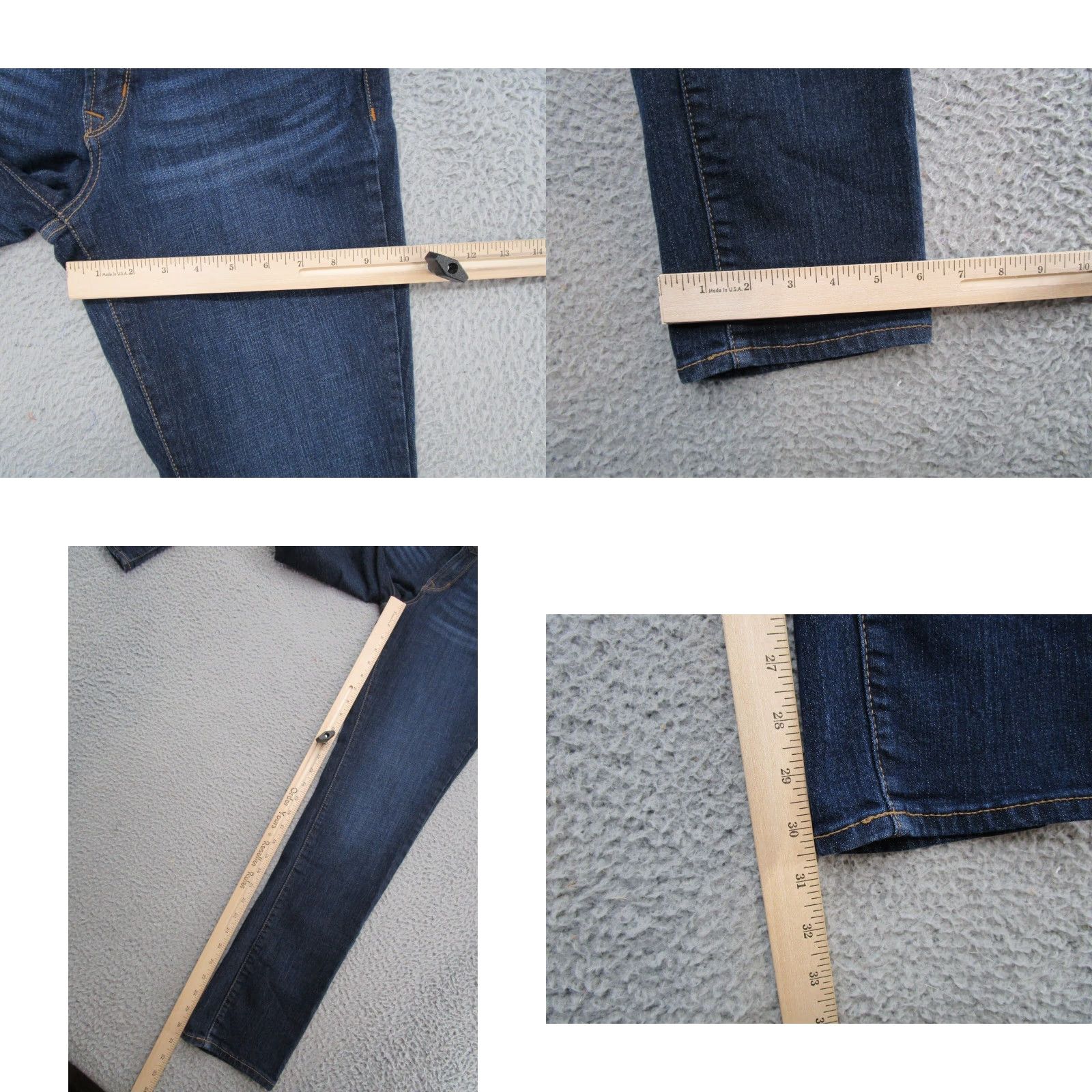 Old Navy Old Navy Dark Wash Blue Stretch Denim Original Mid Rise Jeans Women's Size 6 Size 28" / US 6 / IT 42 - 8 Thumbnail