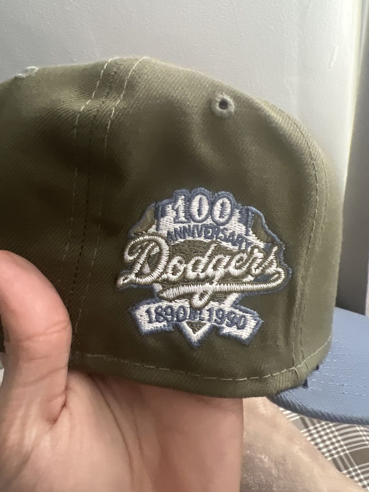 New Era Los angeles dodgers fitted hat 7 1/8 Size ONE SIZE - 6 Thumbnail