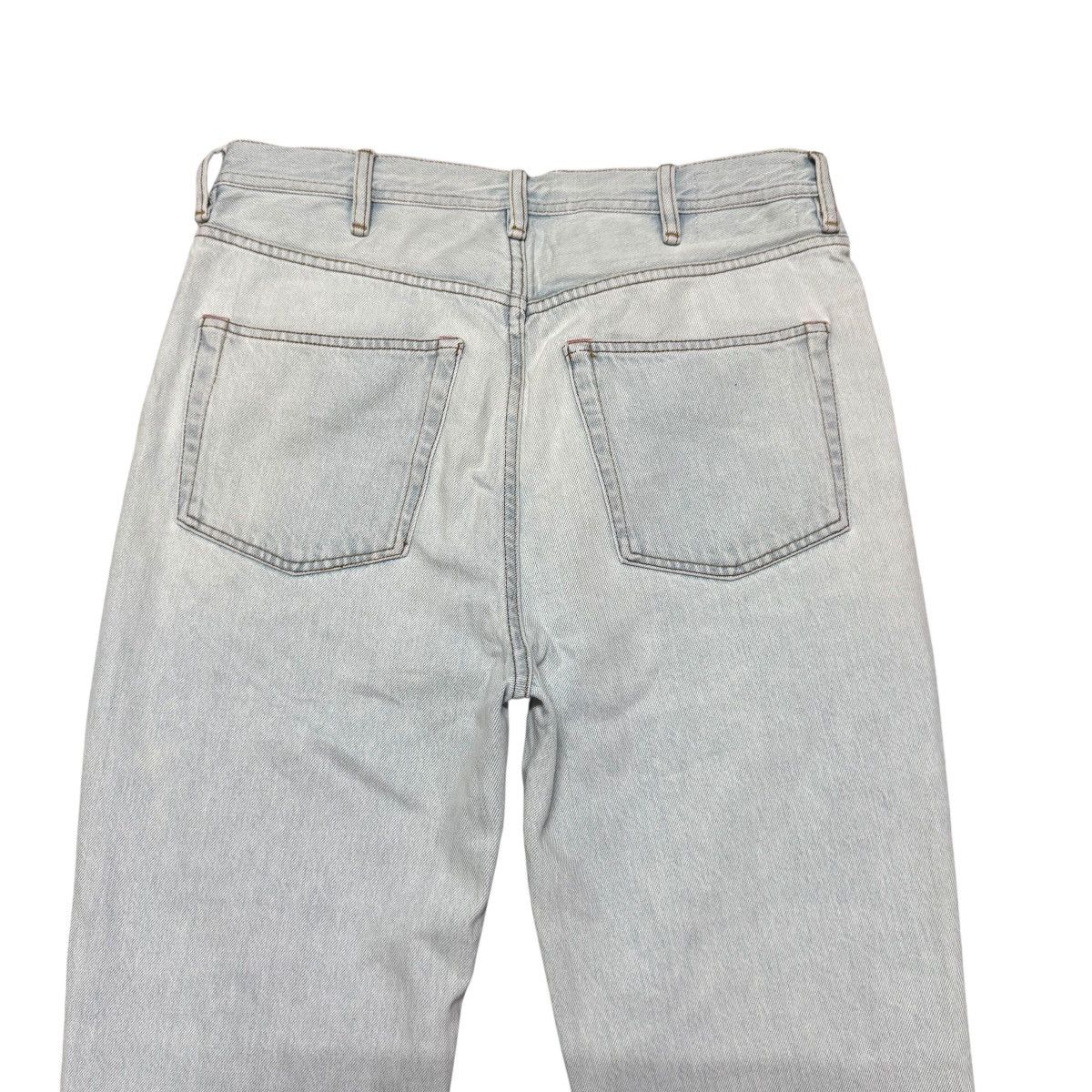 Acne Studios Acne Studios Log Lt Blue Denim Baggy Jeans Lightwash Size US 32 / EU 48 - 9 Thumbnail
