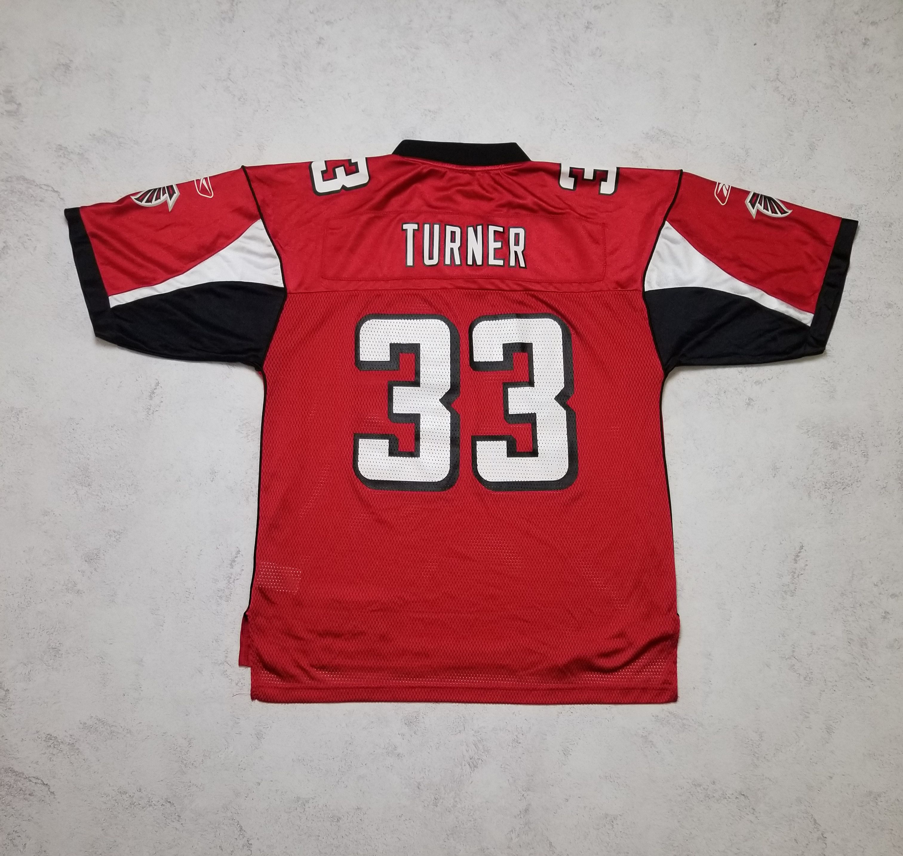 Reebok Atlanta Falcons #33 Turner Reebok Red Edition NFL Jersey Size US M / EU 48-50 / 2 - 3 Thumbnail