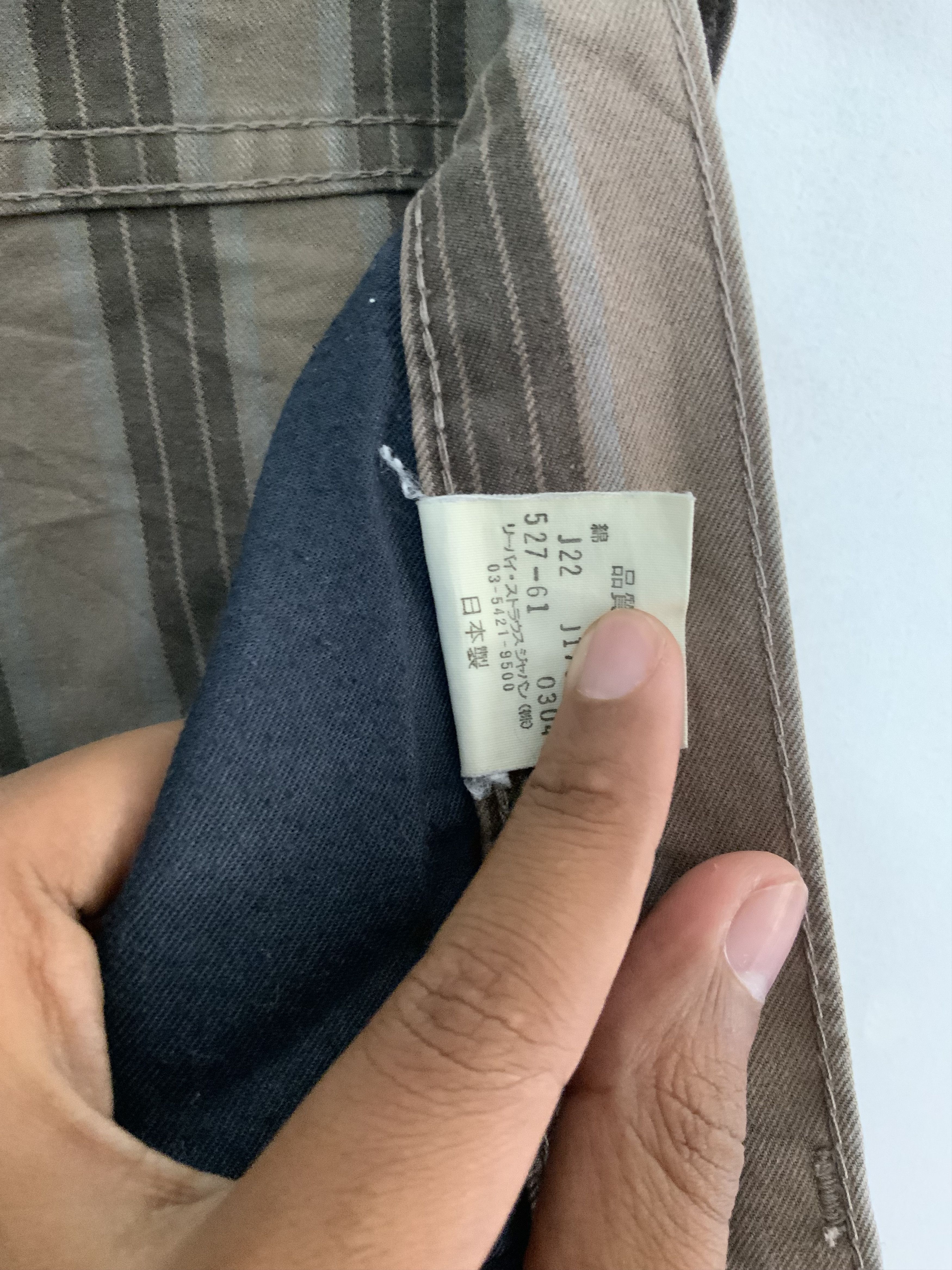 Japanese Brand Levi’s Striped Japan Made Avant Garde Pant Size US 30 / EU 46 - 12 Thumbnail