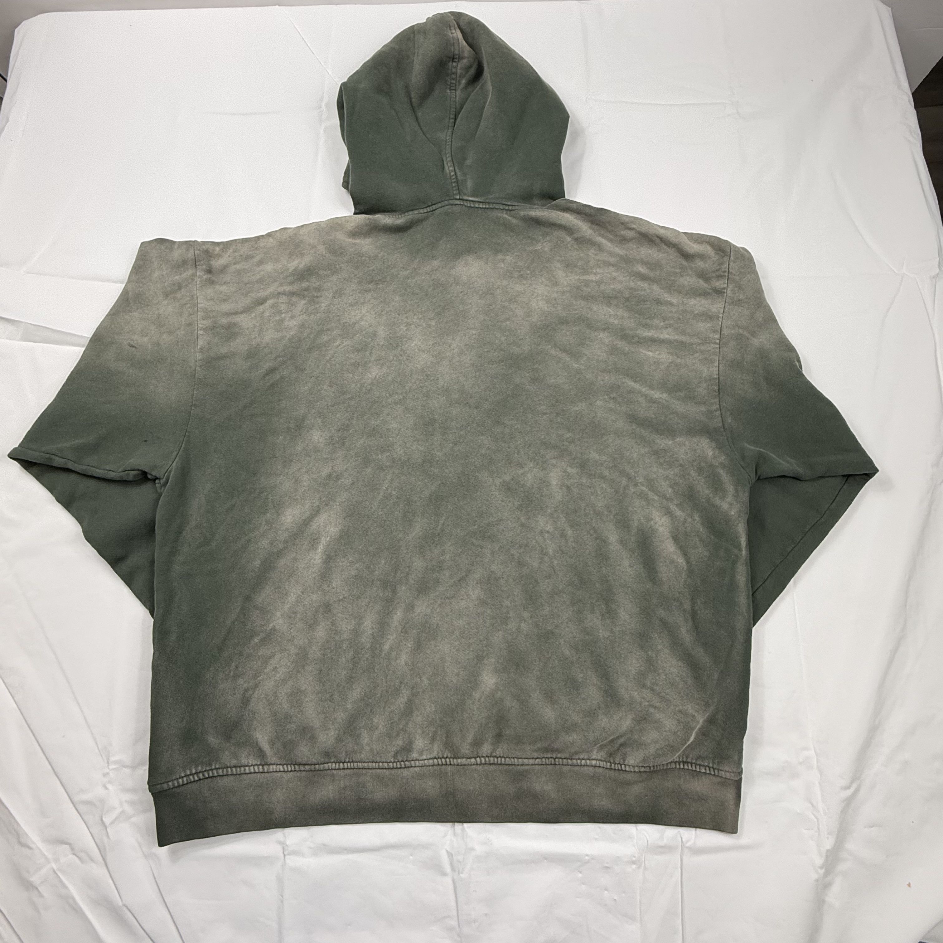 Thirteen Studios Thirteen Studios Sun Faded Hoodie Green Grey Boxy Fit Size US XXL / EU 58 / 5 - 3 Thumbnail