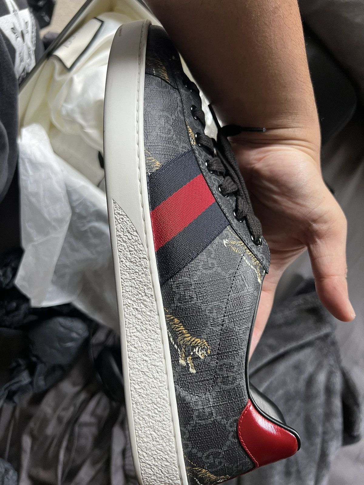 Gucci Gucci Ace Sneaker Tigers Size US 11 / EU 44 - 5 Thumbnail