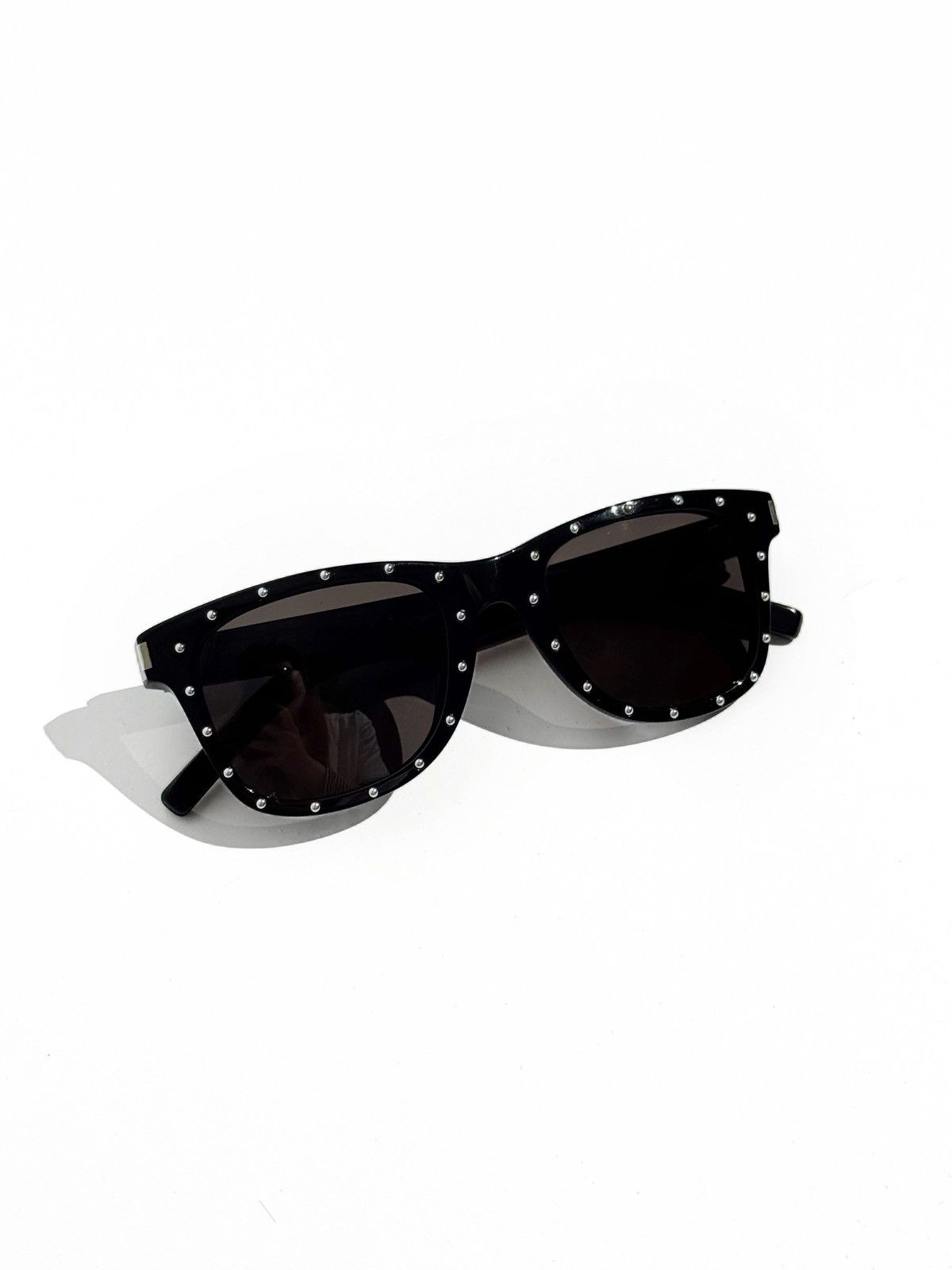 Saint Laurent Paris SS16 Saint Laurent SL51 Studded Black Sunglasses Size ONE SIZE - 4 Thumbnail
