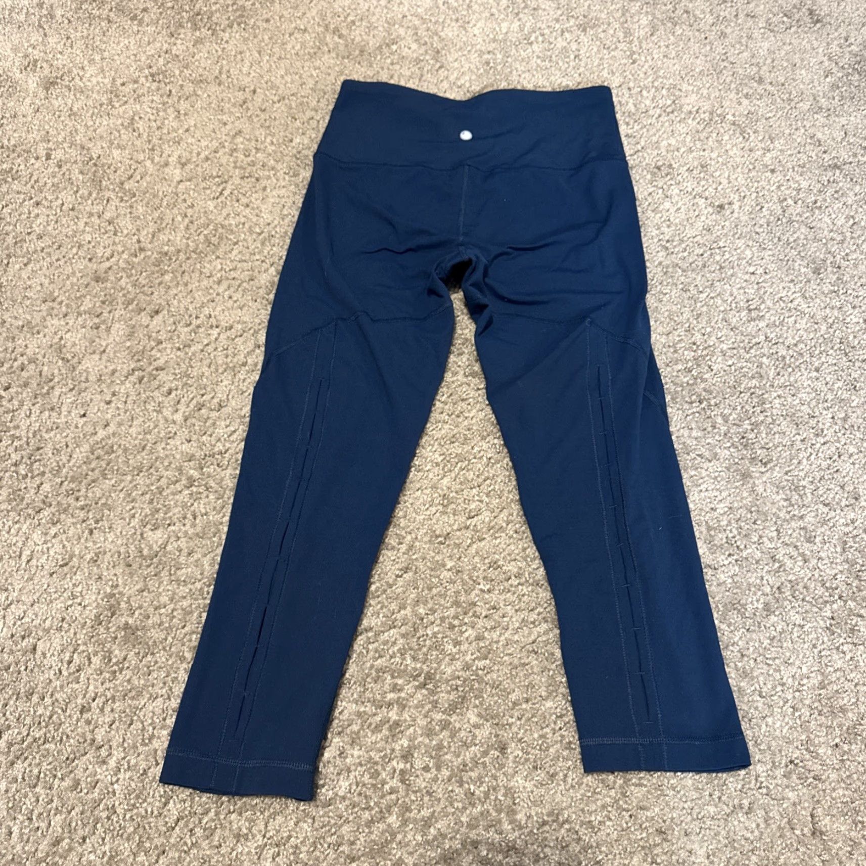 Vintage Yogalicious Leggings Women’s Medium Yoga Compression Workout Pants Blue Women’s Size 32" / US 10 / IT 46 - 7 Thumbnail