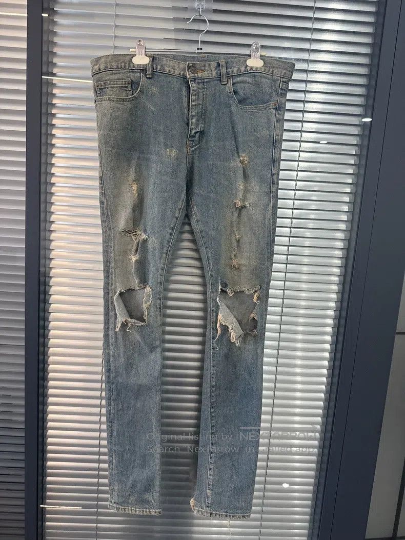 Saint Laurent Paris Saint Laurent Paris Original Destroyed Jeans Size US 33 - 1 Thumbnail