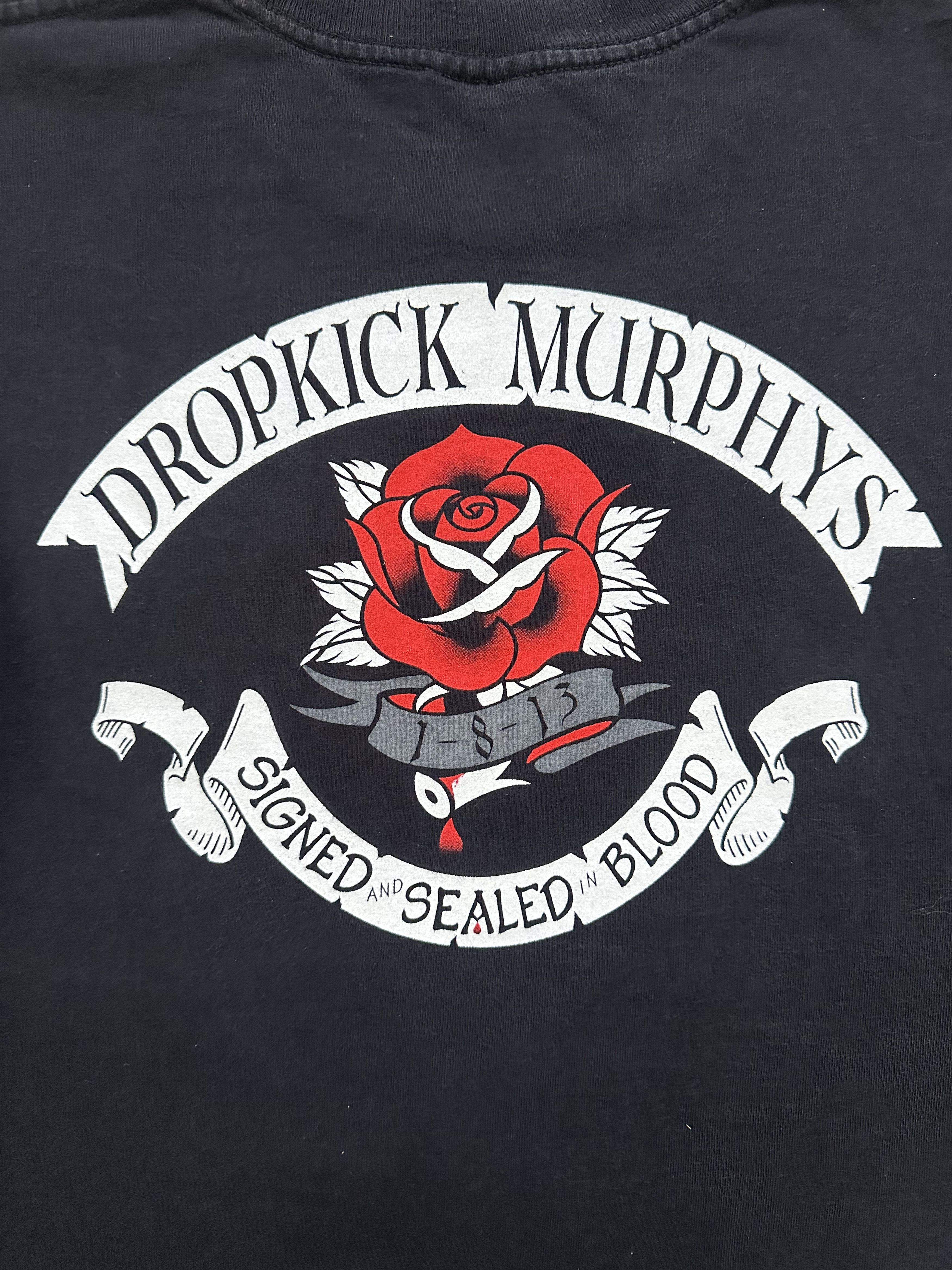 Band Tees Vintage Dropkick Murphys Signed Sealad Blood Size US XL / EU 56 / 4 - 4 Thumbnail