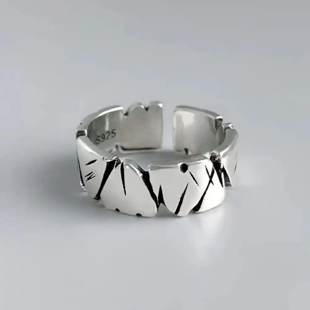 Jewelry Rock Structure Adjustable Ring Size ONE SIZE - 2 Thumbnail