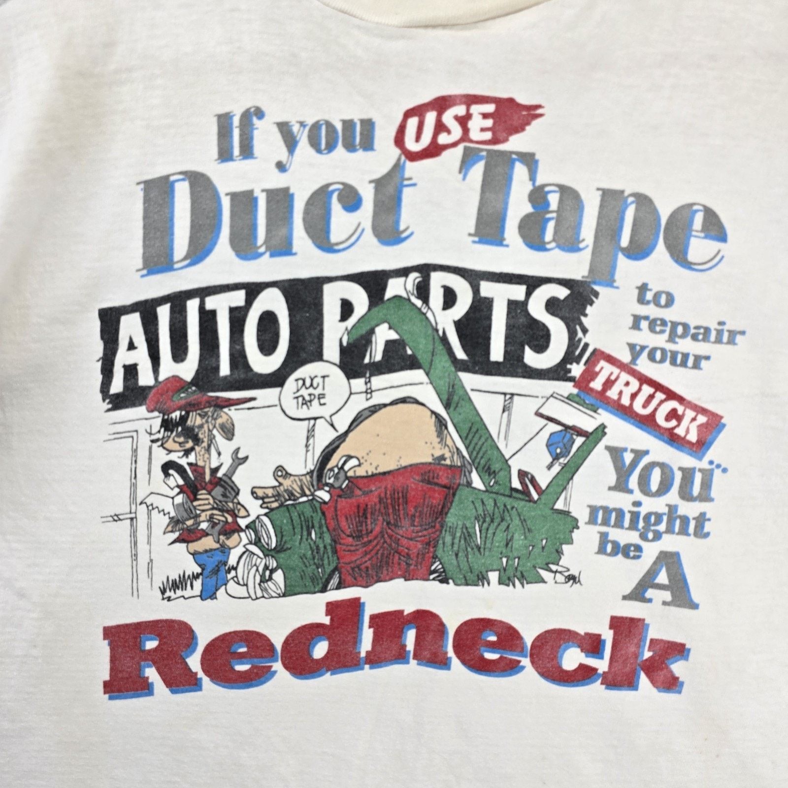 Other Vtg Jeff Foxworthy If You Use Duct Tape Redneck Shirt XL Size US XL / EU 56 / 4 - 3 Thumbnail