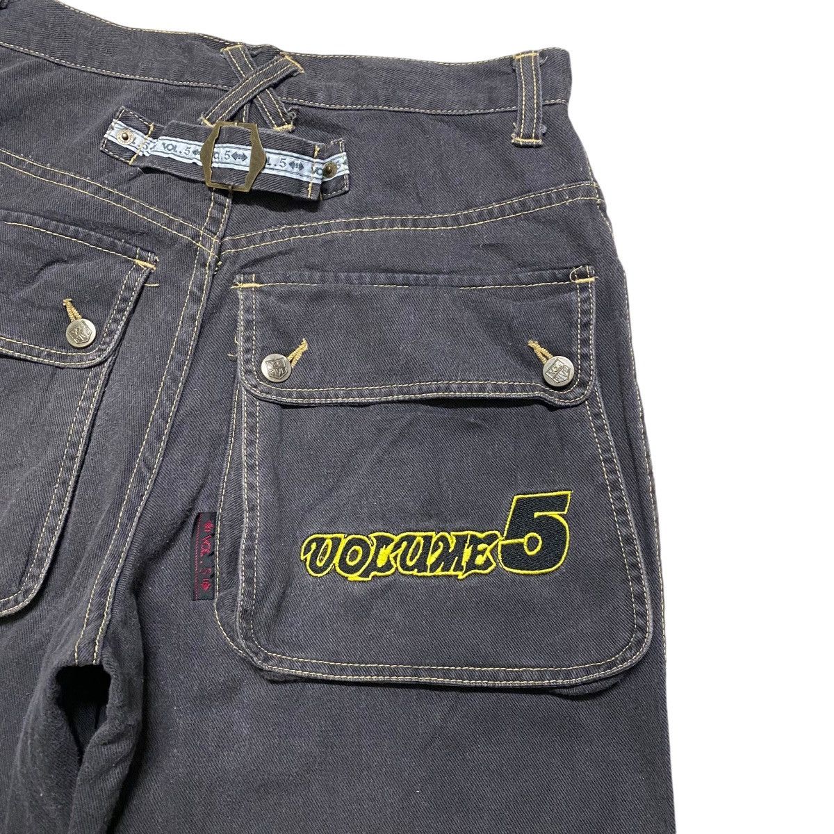 Vintage VOLUME FIVE Black Denim Baggy Skater Pant Size US 29 - 11 Thumbnail