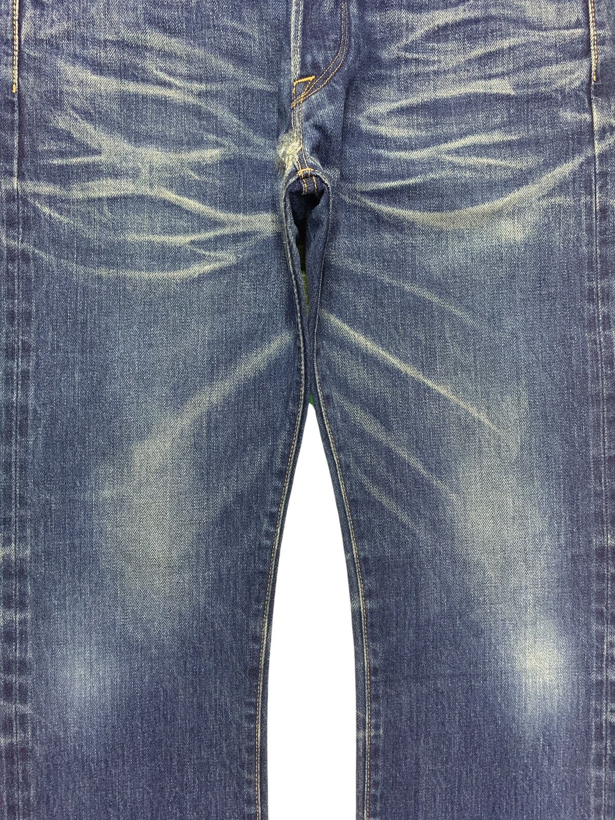 KURO Vintage Japanese Kuro Mud Wash Selvedge Jeans Size US 33 - 6 Thumbnail