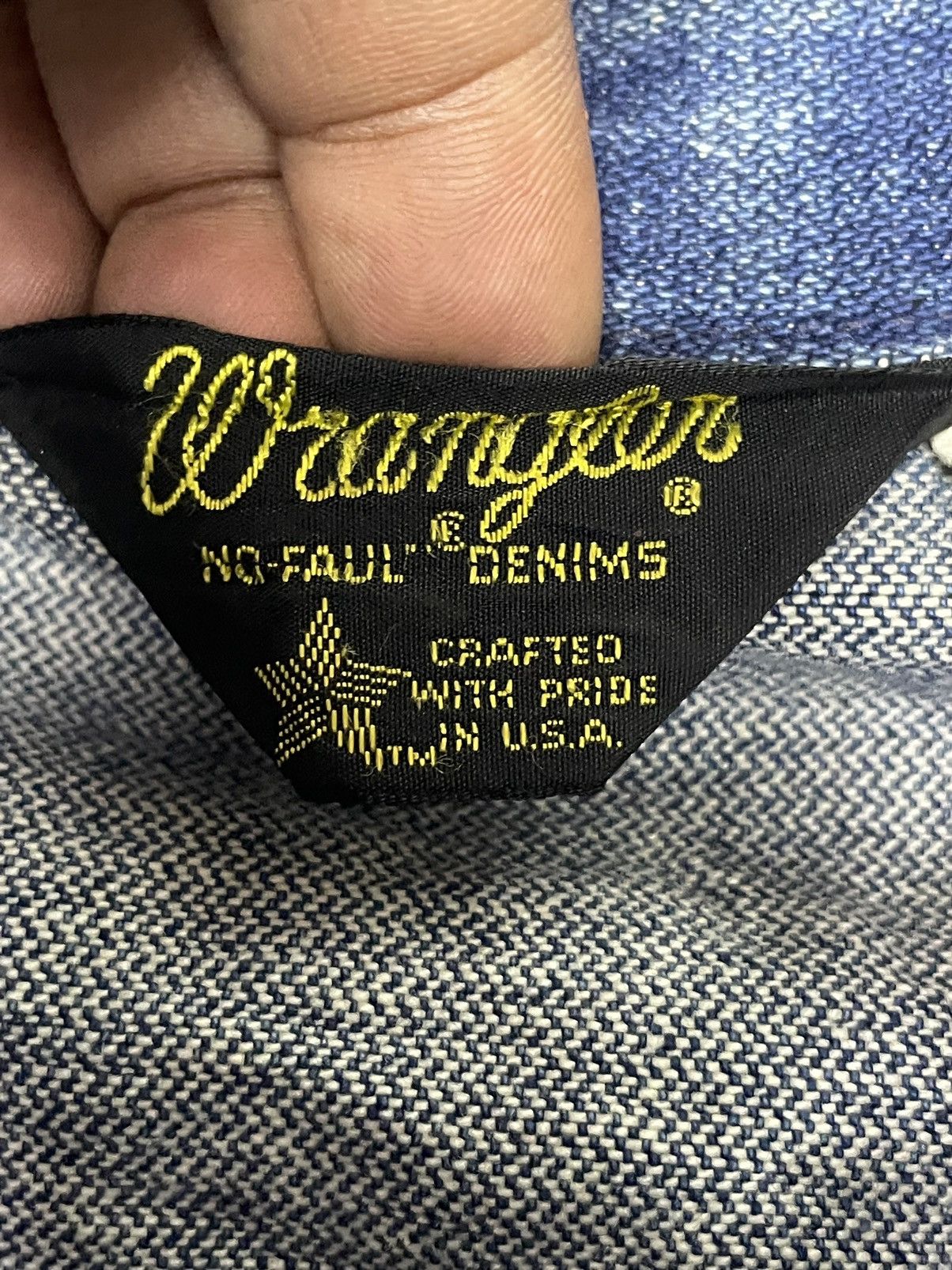 Other Vintage 70’s Wrangler No Faul Denims Jacket Size US XL / EU 56 / 4 - 10 Thumbnail