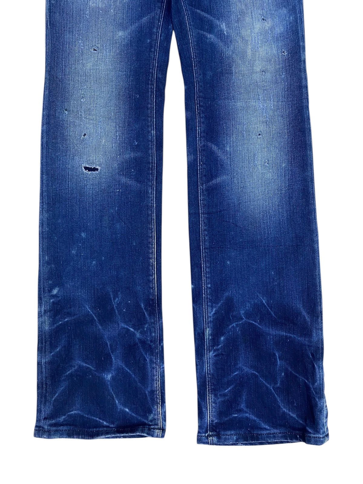 Diesel Diesel Bush Pants Dark Blue Wash Style Straight Cut Jeans Size US 29 - 9 Thumbnail