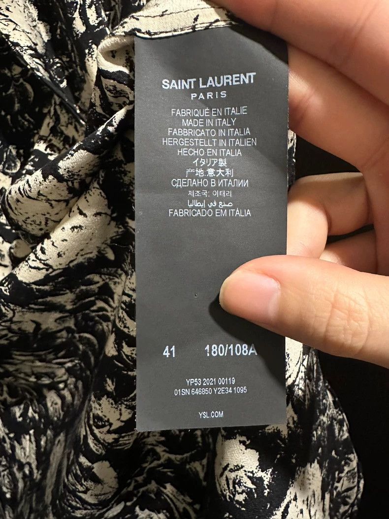 Saint Laurent Paris saint laurent paris size 41 French Rose Shirt 2503-Nextarro Size US XS / EU 42 / 0 - 5 Thumbnail