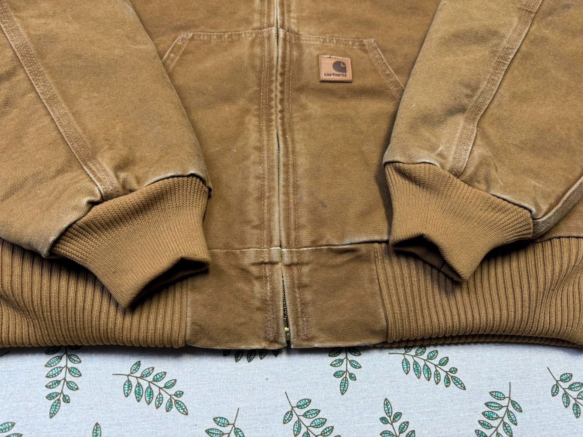 Carhartt Vintage Carhartt Main Line J130 Brown M Hooded Work Jacket Size US M / EU 48-50 / 2 - 3 Thumbnail