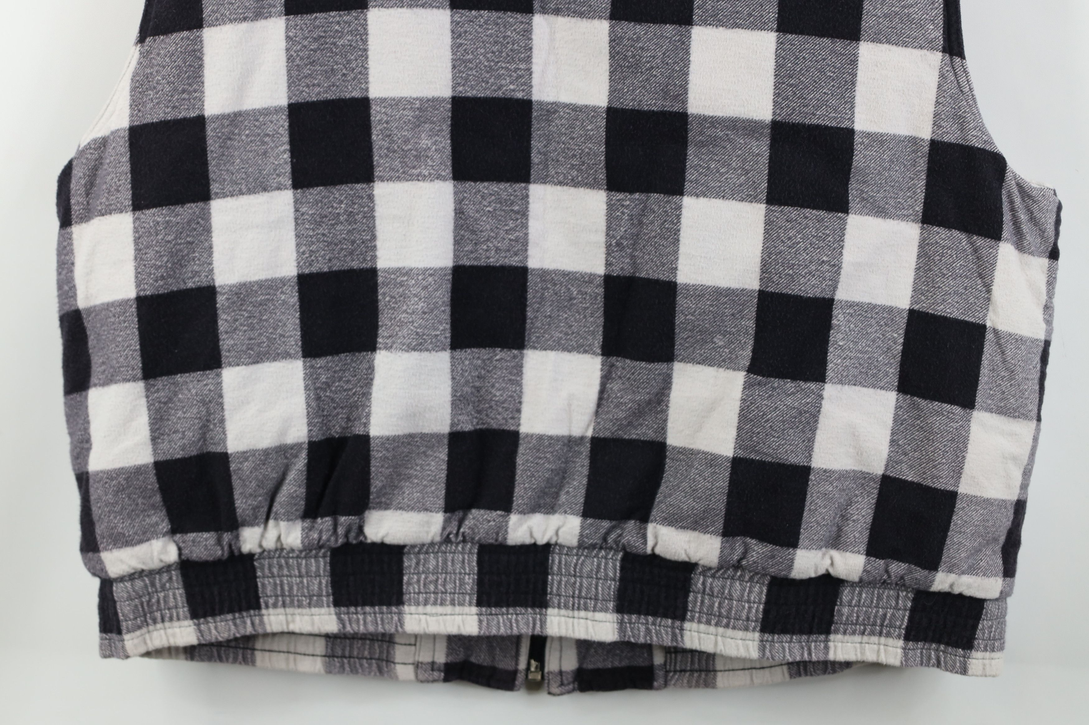 Vintage Vintage 90s Streetwear Full Zip Puffer Vest Jacket Plaid Size US XL / EU 56 / 4 - 12 Thumbnail