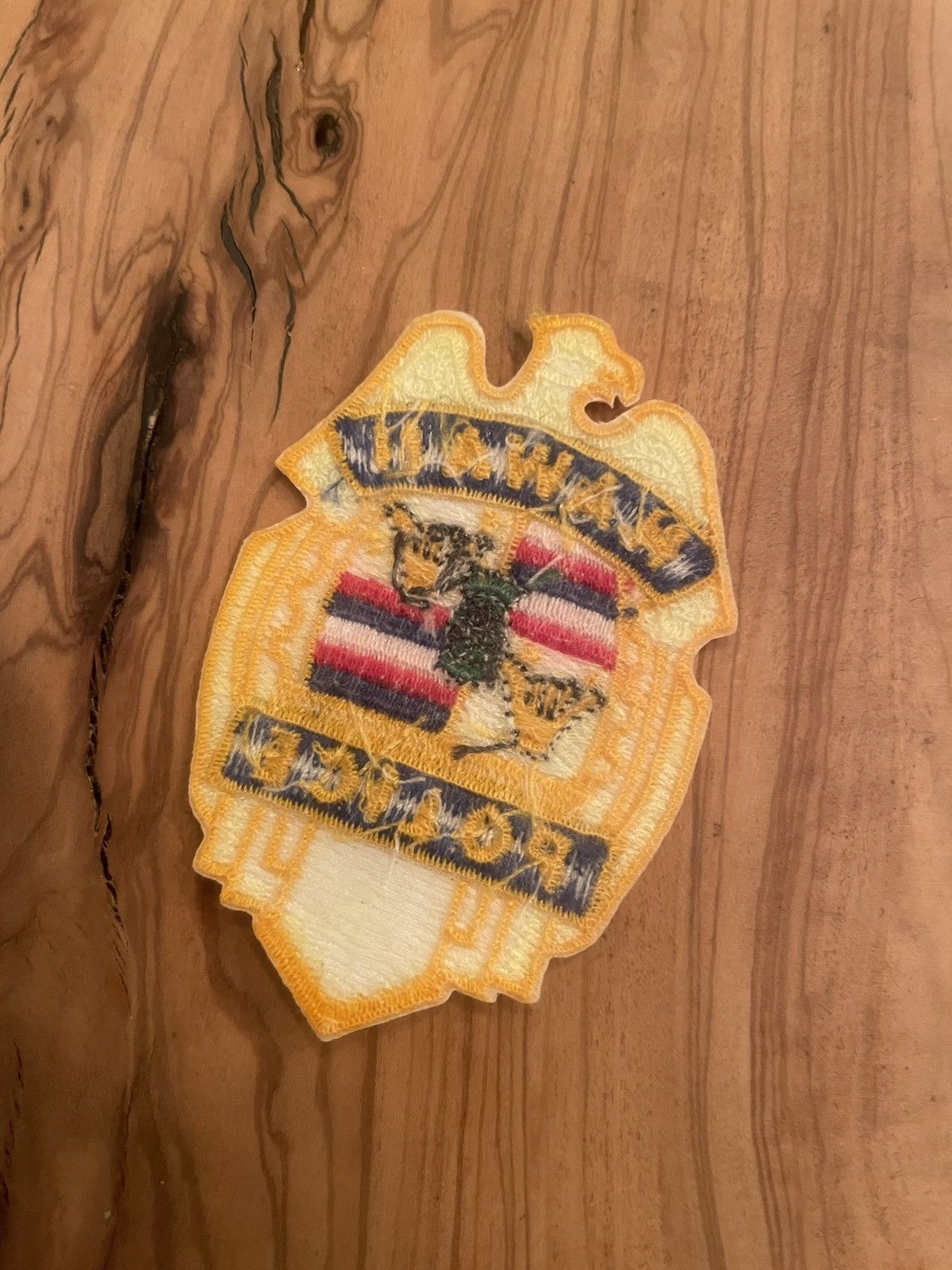 Other Vintage 90s Hawaii Police Badge Iron SewOn Embroidered Patch Size ONE SIZE - 4 Thumbnail