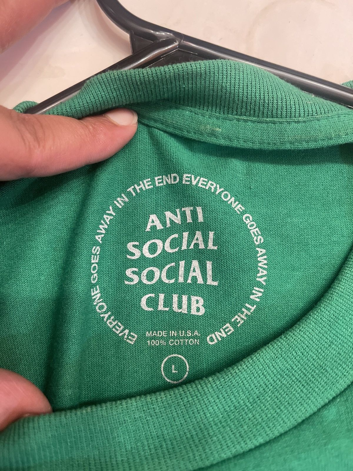 Anti Social Social Club × Designer ASSC TSHIRT Size US L / EU 52-54 / 3 - 3 Thumbnail