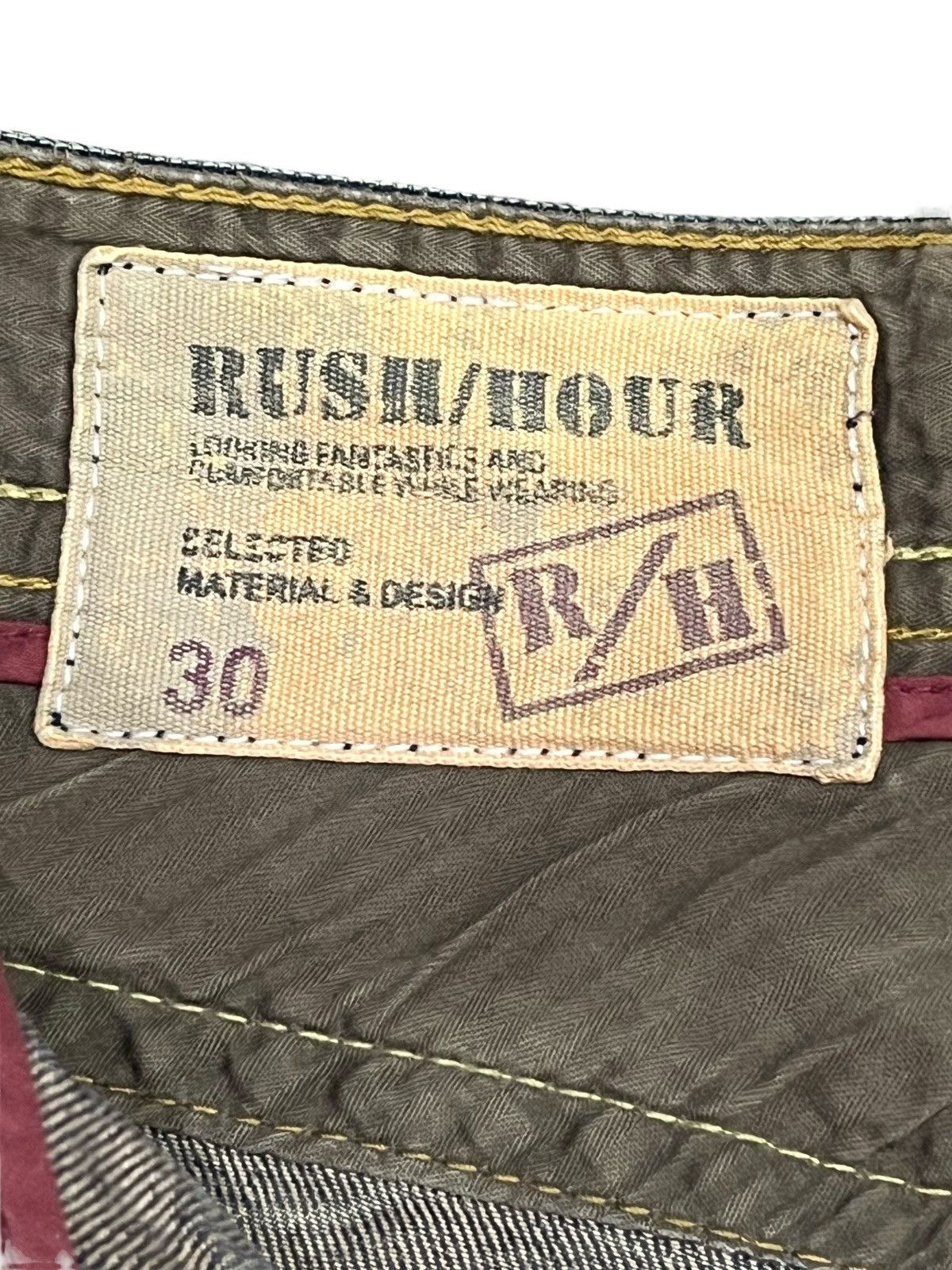 Japanese Brand 🔥Vintage Bush Pants Distressed Rusty Denim Japanese Brand Size US 31 - 8 Thumbnail