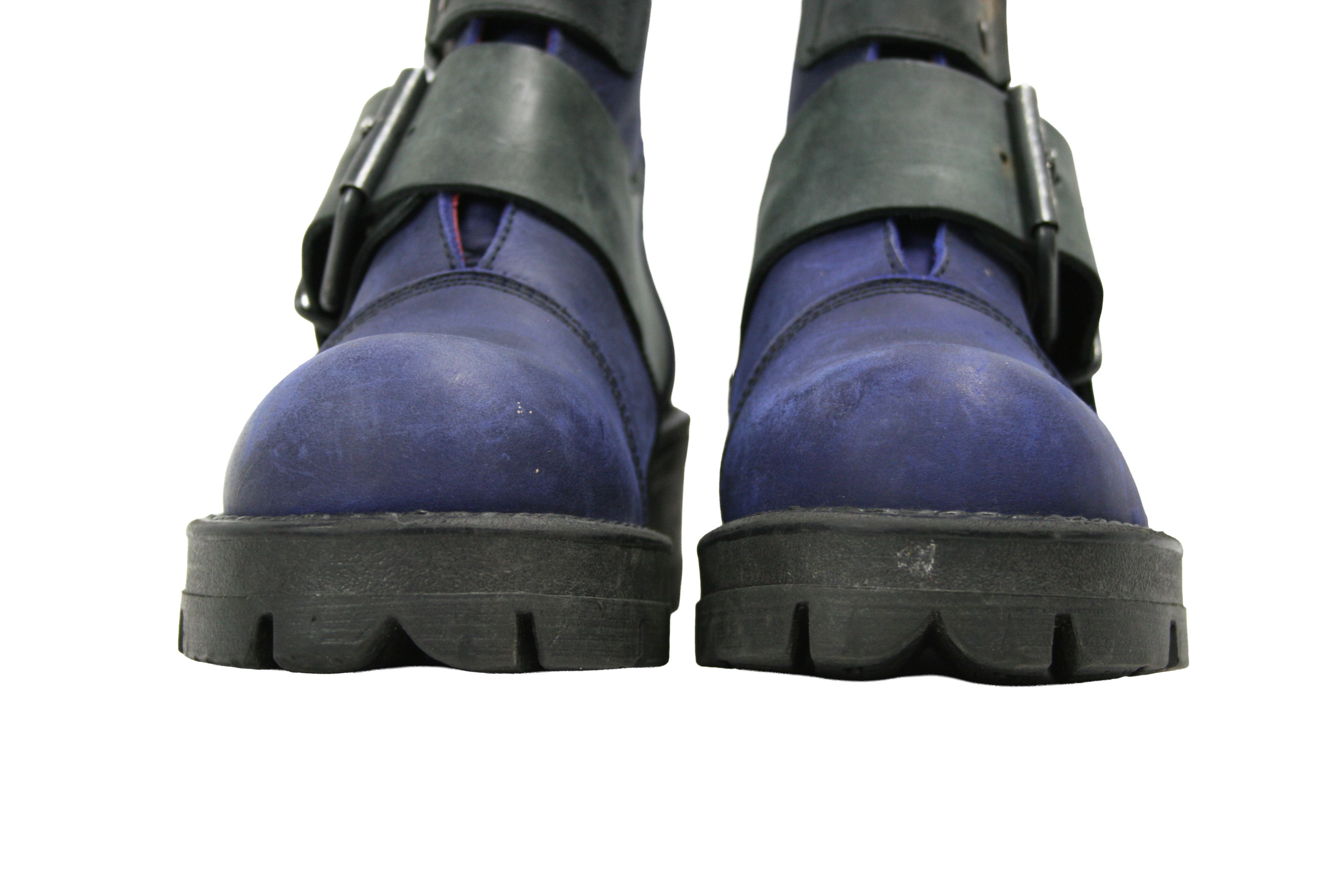Japanese Brand 00S Lacal Le Mans Platform Biker Y2K Boots Vintage Size US 8 / IT 38 - 4 Thumbnail
