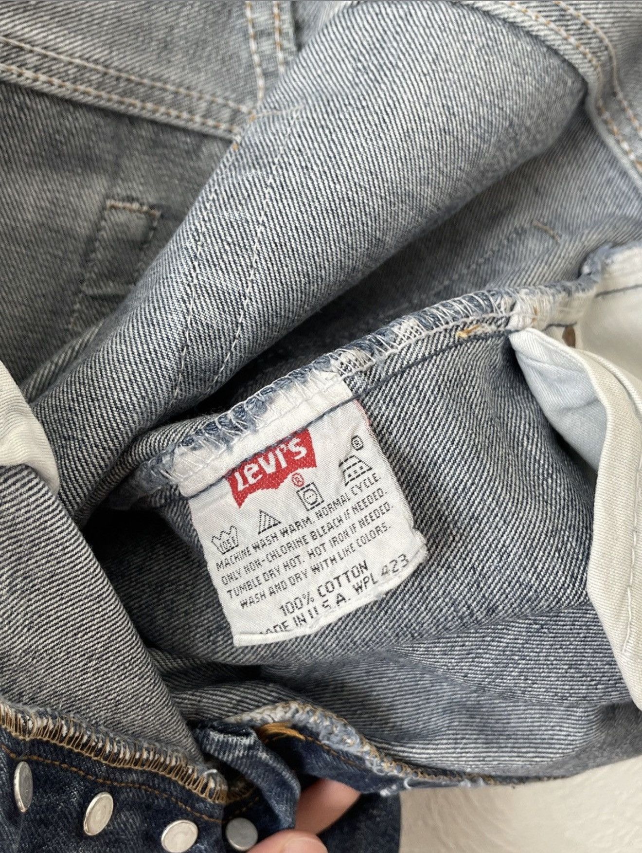Vintage Straight Leg Levis 536 Jeans Size US 32 / EU 48 - 11 Thumbnail
