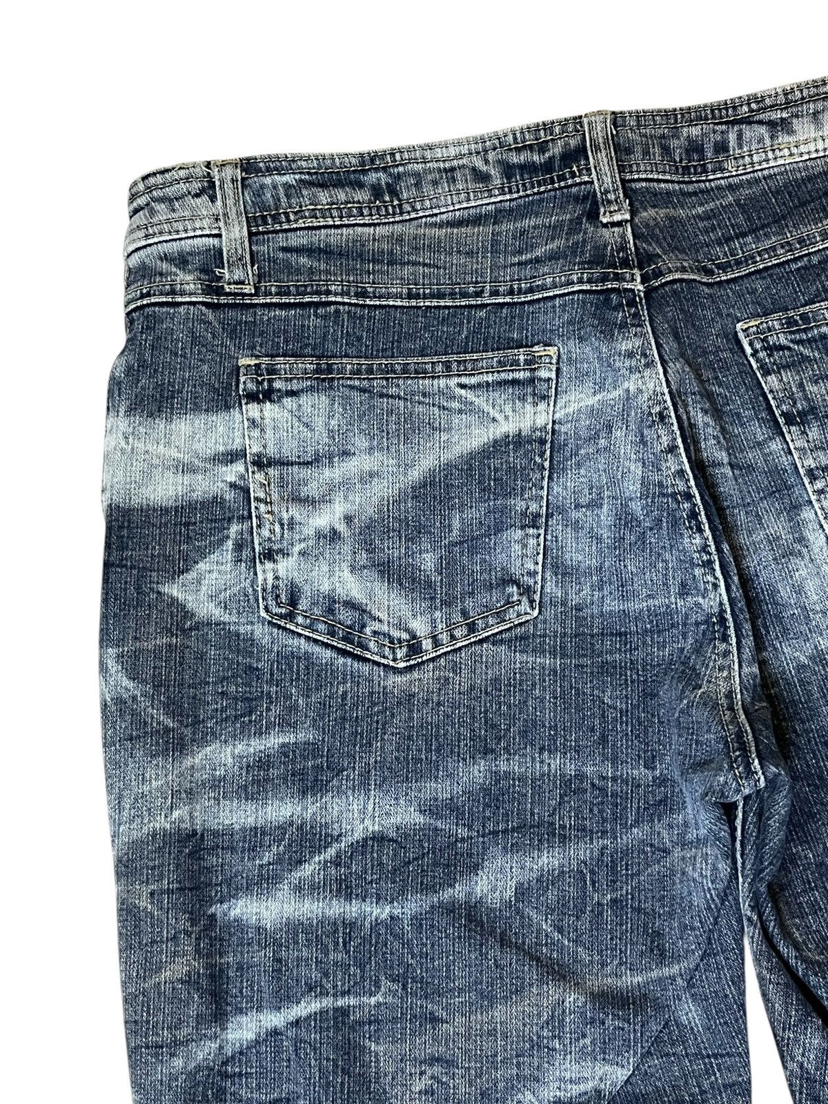 Tornado Mart SICK🔥JAPANESE BRAND HIP MAKE FLARED JEANS Size US 34 / EU 50 - 8 Thumbnail
