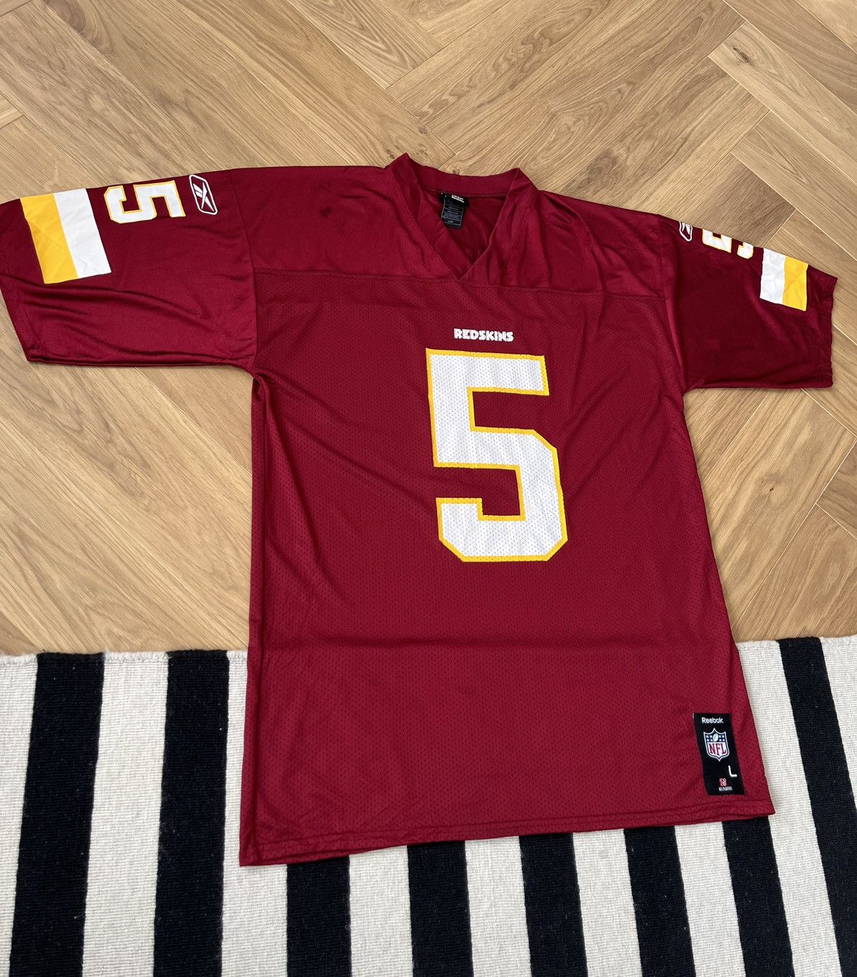 Reebok Vintage 2010 Washington Redskins Donovan McNabb #5 reebok Size US L / EU 52-54 / 3 - 2 Thumbnail