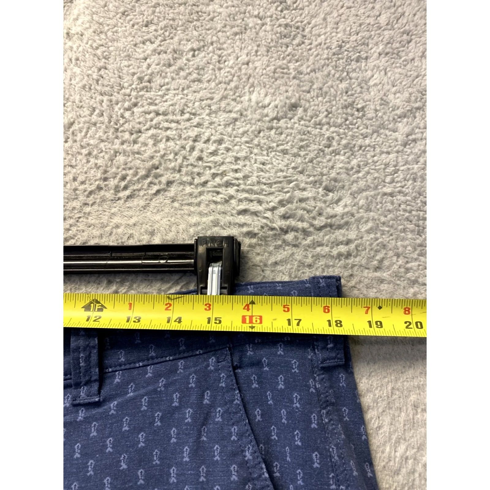 Eddie Bauer Eddie Bauer Shorts Men 36 Blue Nylon Chino 8 Inseam Pockets Casual Travel Size US 36 / EU 52 - 3 Thumbnail