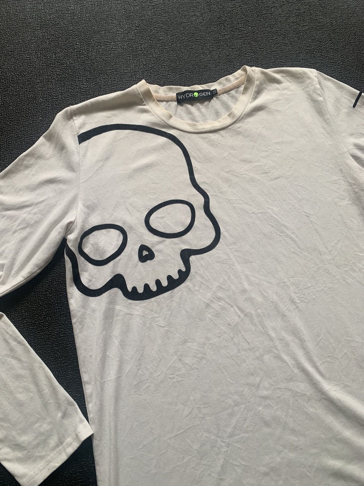Vintage Hydrogen Skull Long Shirt Size US XL / EU 56 / 4 - 3 Thumbnail