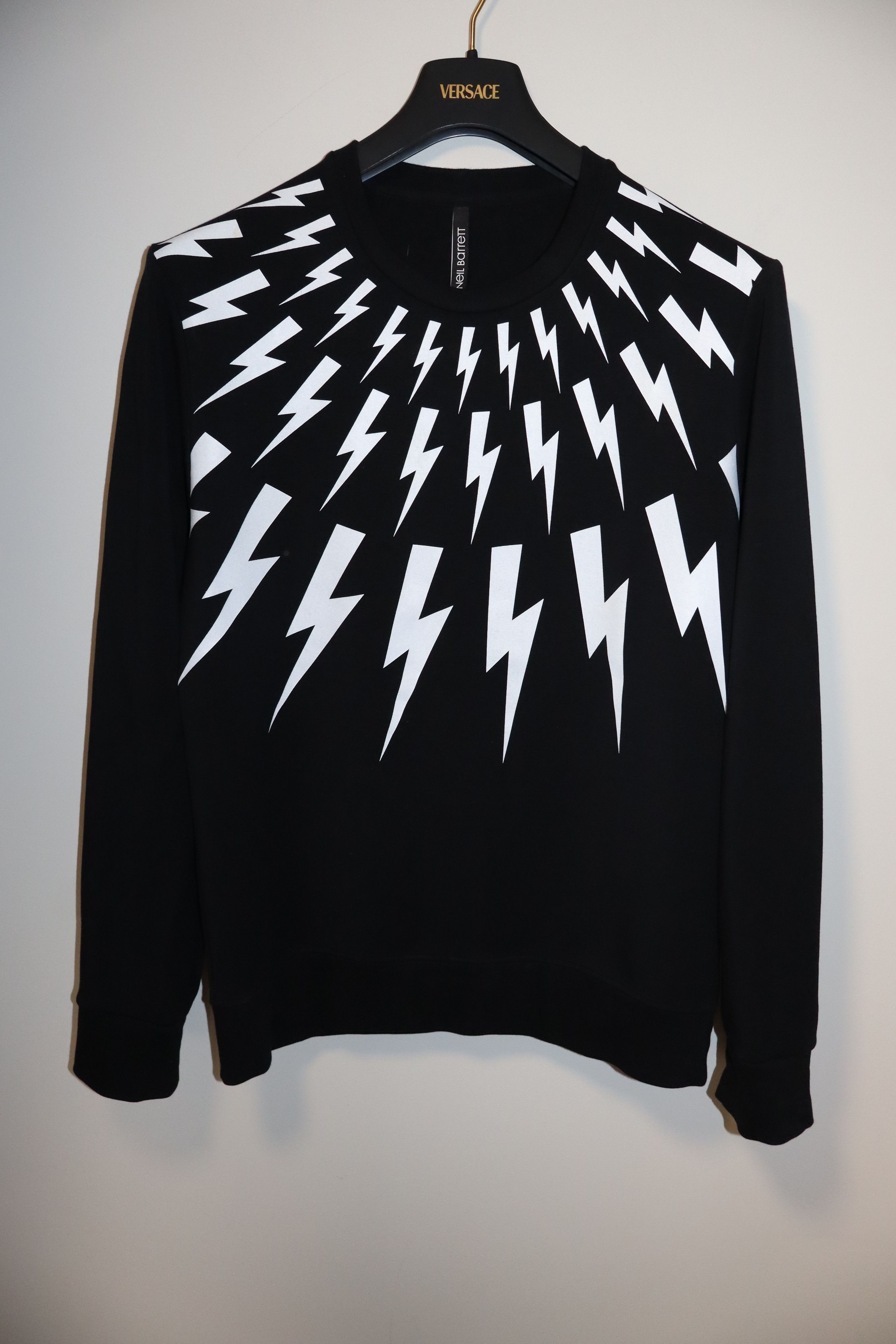 Lightning bolt print sweatshirt