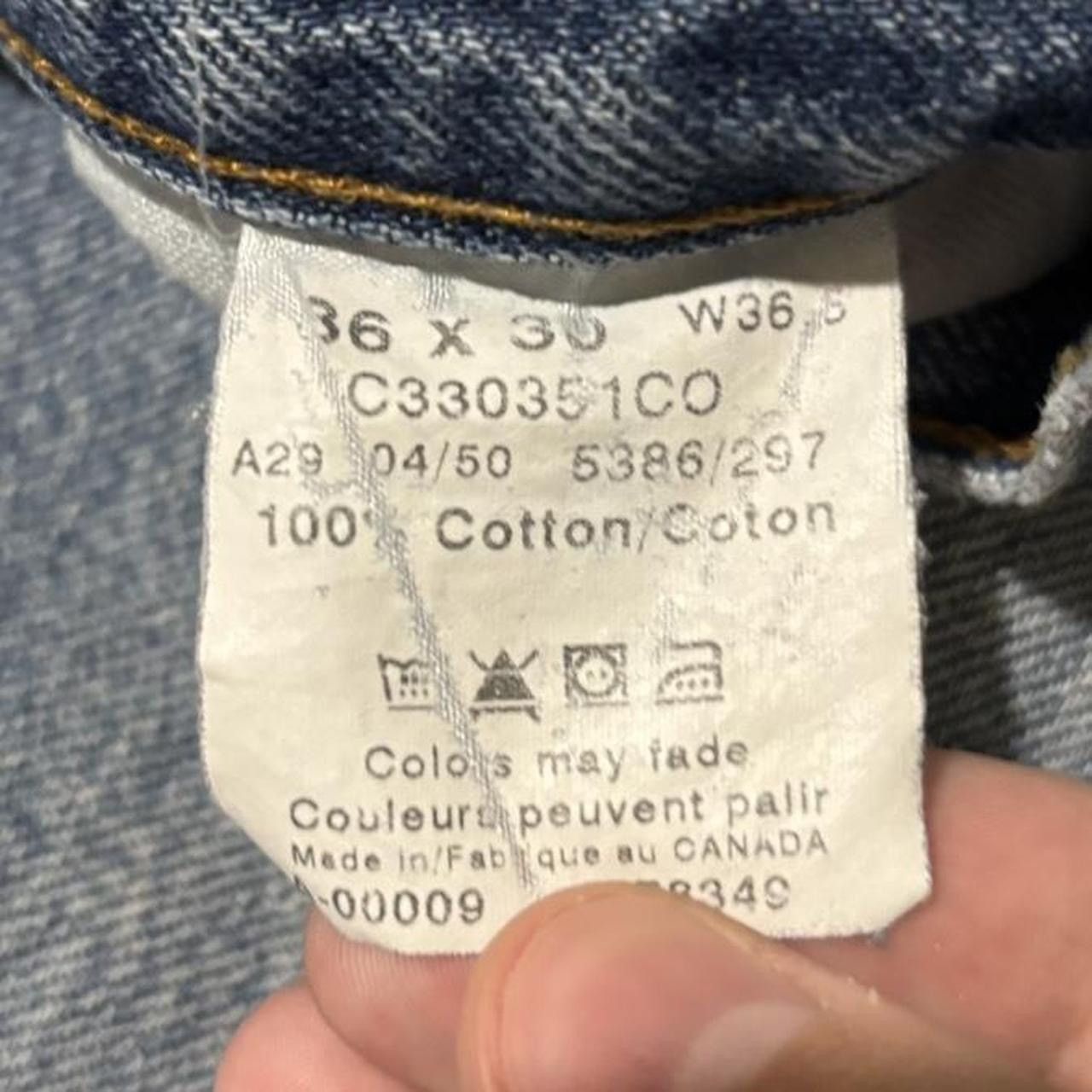 Vintage Vintage 90s Faded Midwash Blue Straight Leg Denim Jeans Size US 36 / EU 52 - 4 Thumbnail