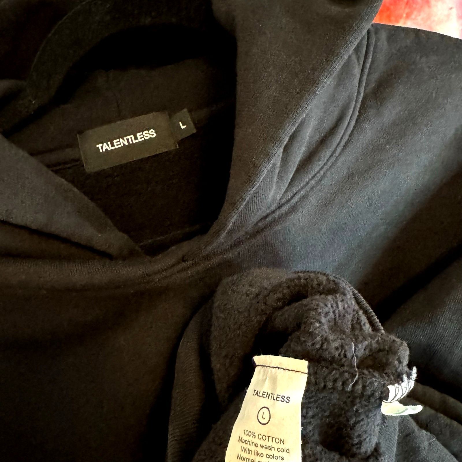 Talentless •NWT• Talentless CIRCLE LOGO Black Sweatshirt Hoodie • Large Size US L / EU 52-54 / 3 - 5 Thumbnail